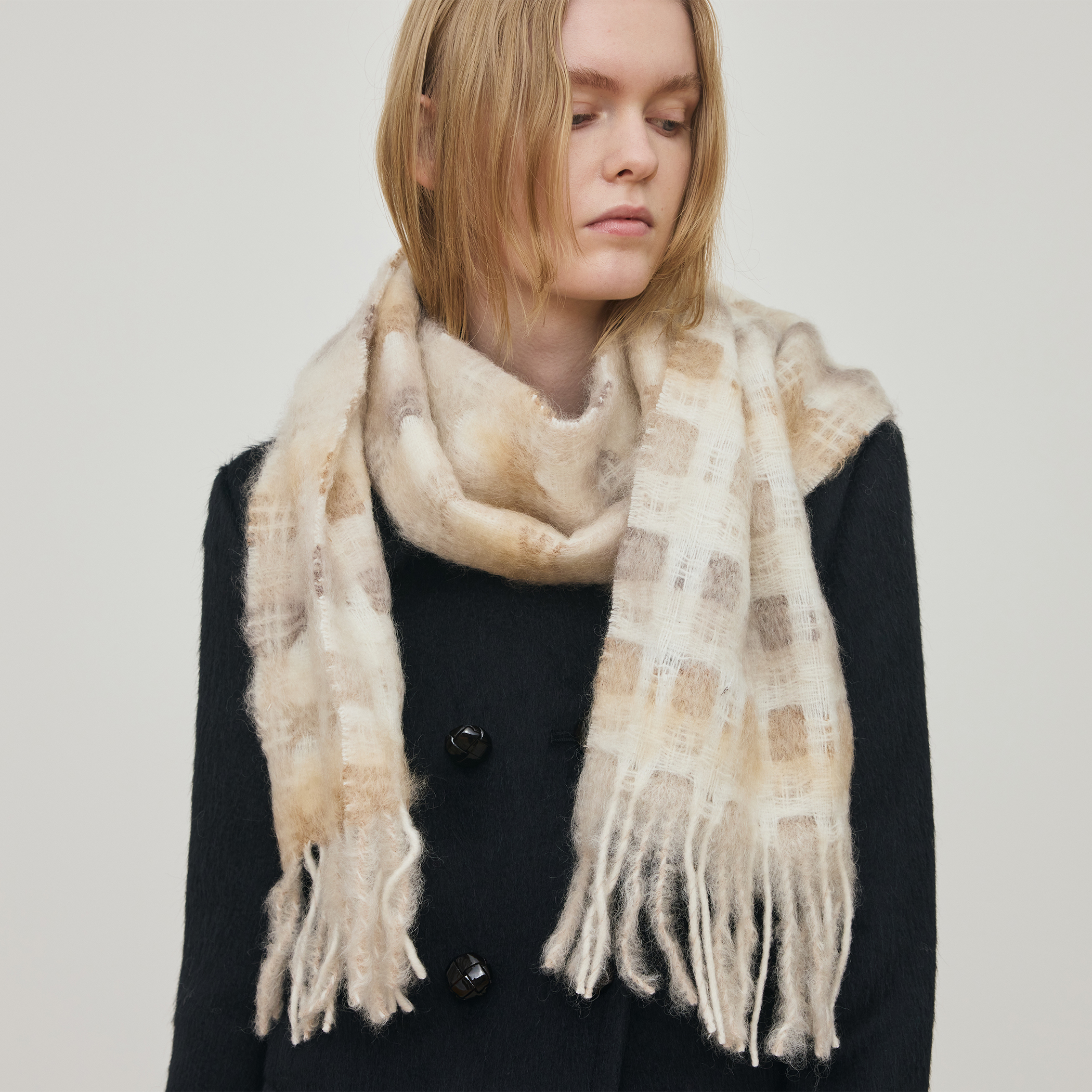 814 EZCARAY Mia モヘヤストール｜トゥモローランド 公式通販