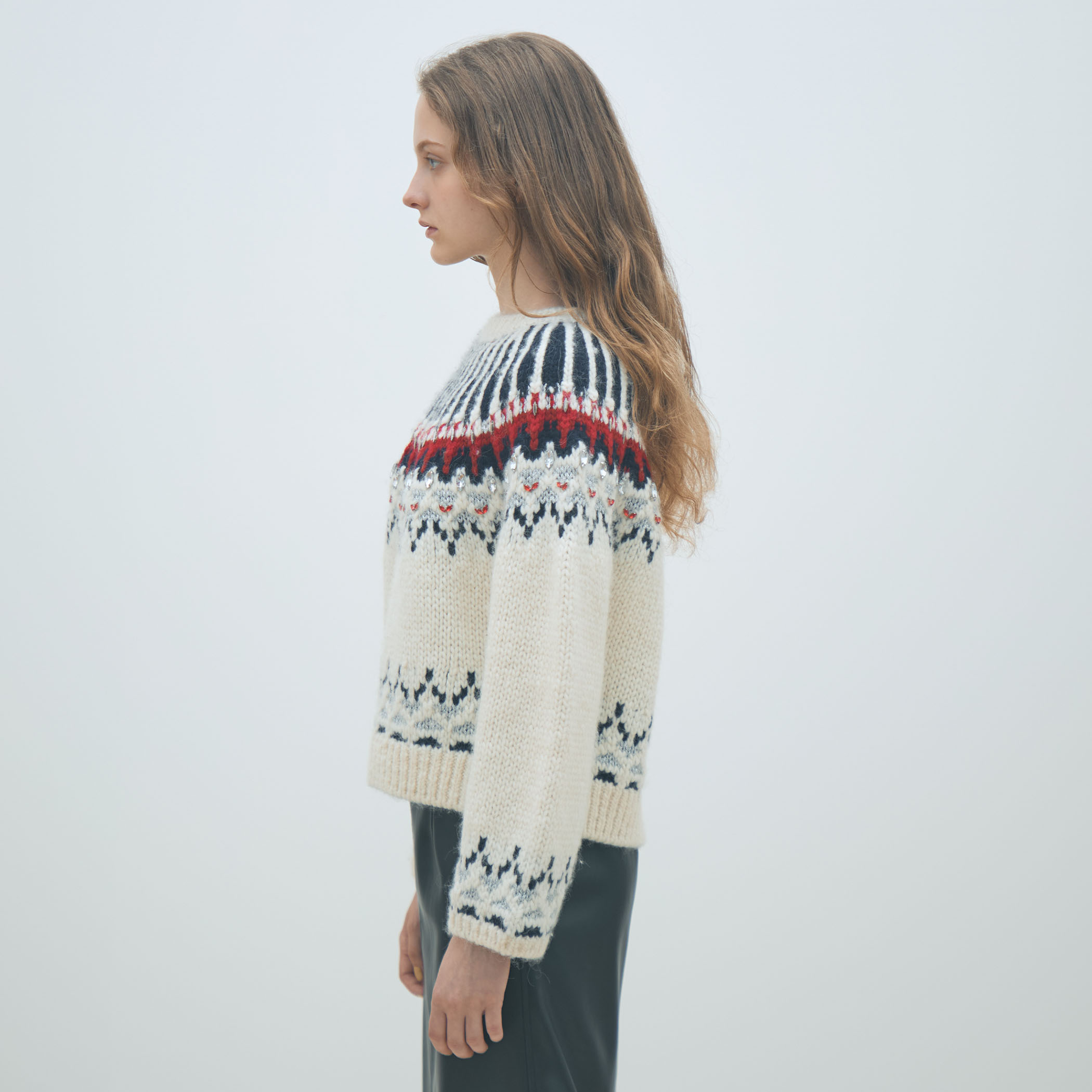 ビジュージャカード クルーネックプルオーバー｜トゥモローランド 公式通販