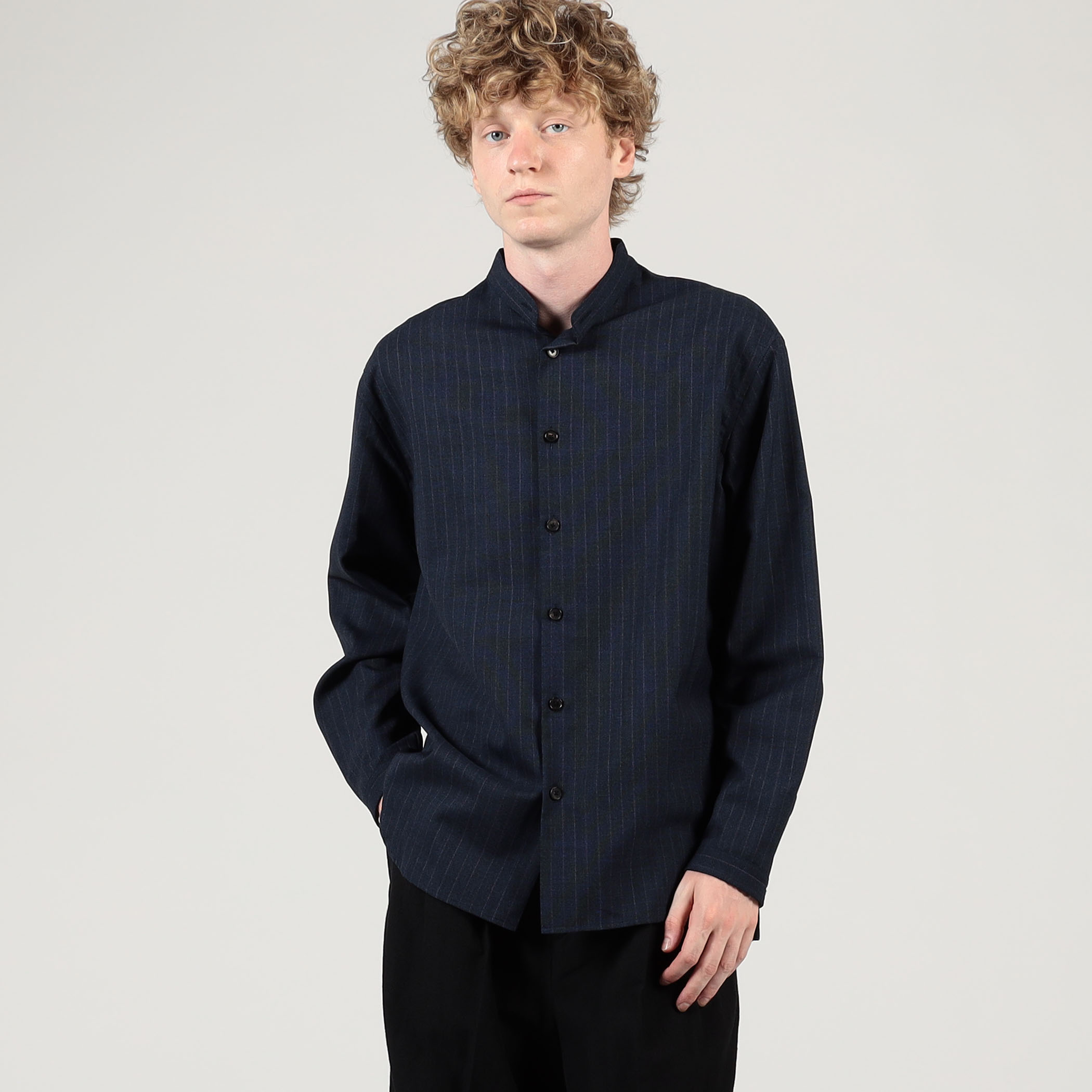 ジャケット・アウター The CLASIK DORMEUIL MINIMAL COLLARLESS ジャケット・アウター The CLASIK DORMEUIL MINIMAL COLLARLESS