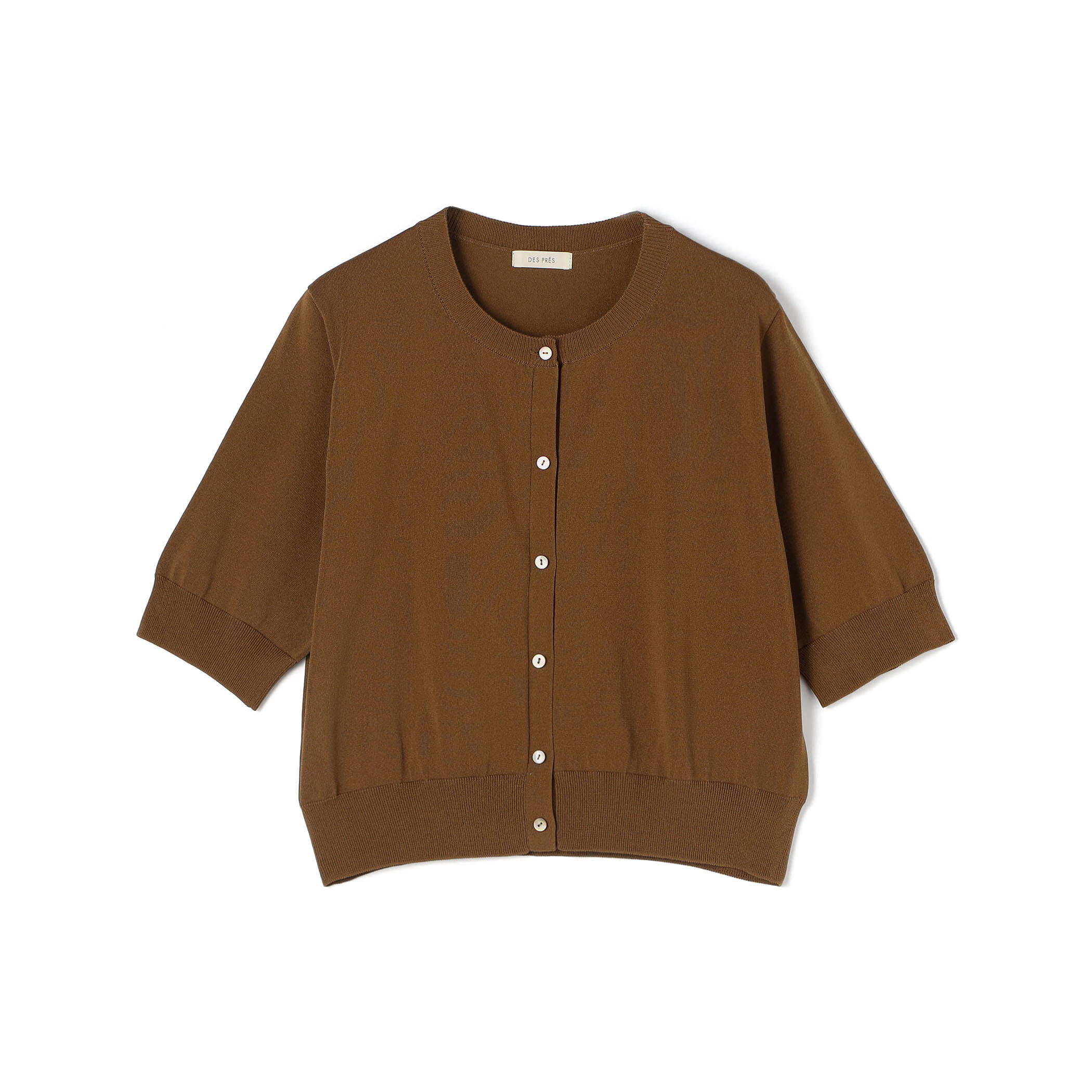 【WEB先行予約】ドライコットン ハーフスリーブカーディガン