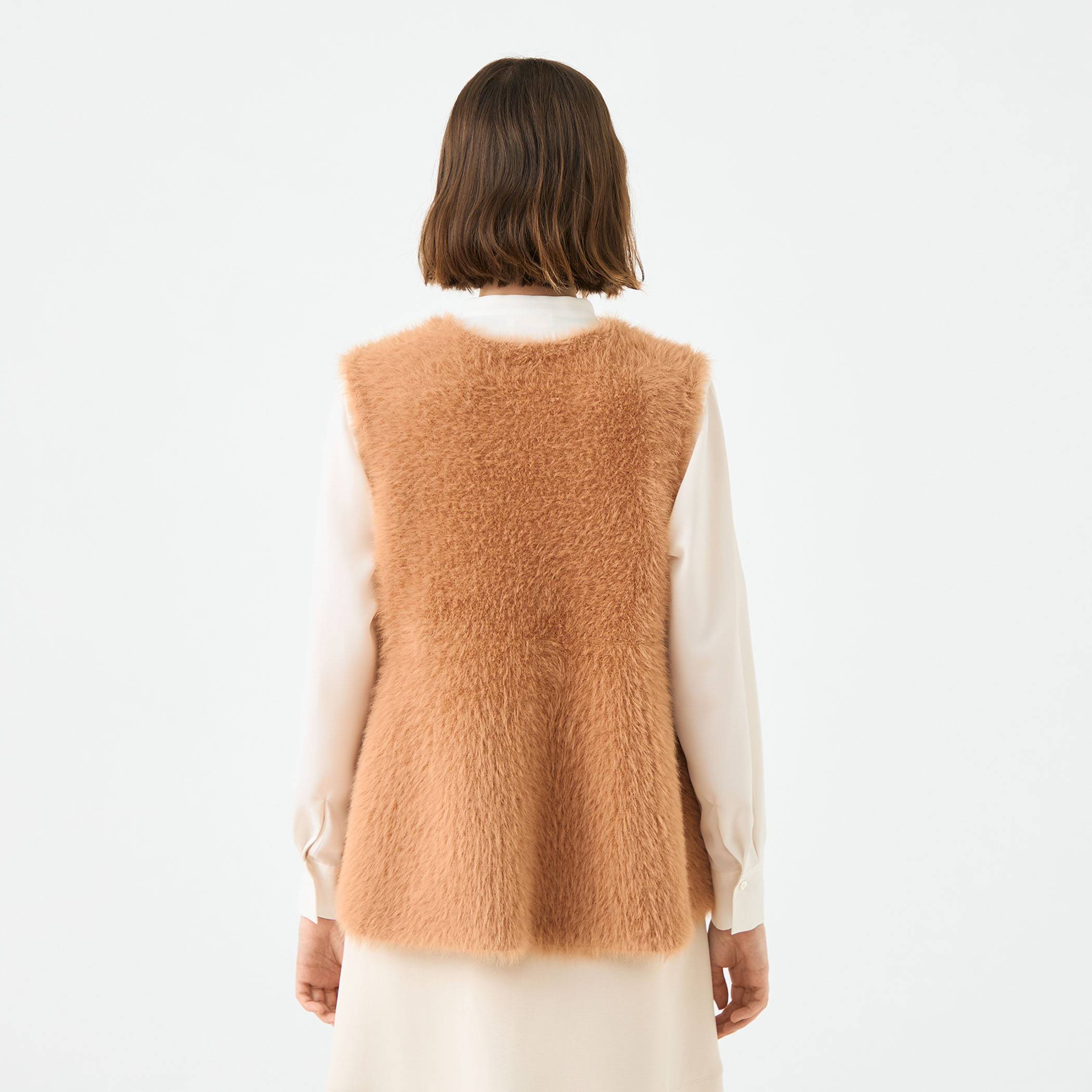 美品　Ballsey トゥモローランド　フェザーヤーン ペプラムベスト フェザーヤーン ペプラムベスト｜トゥモローランド 公式通販