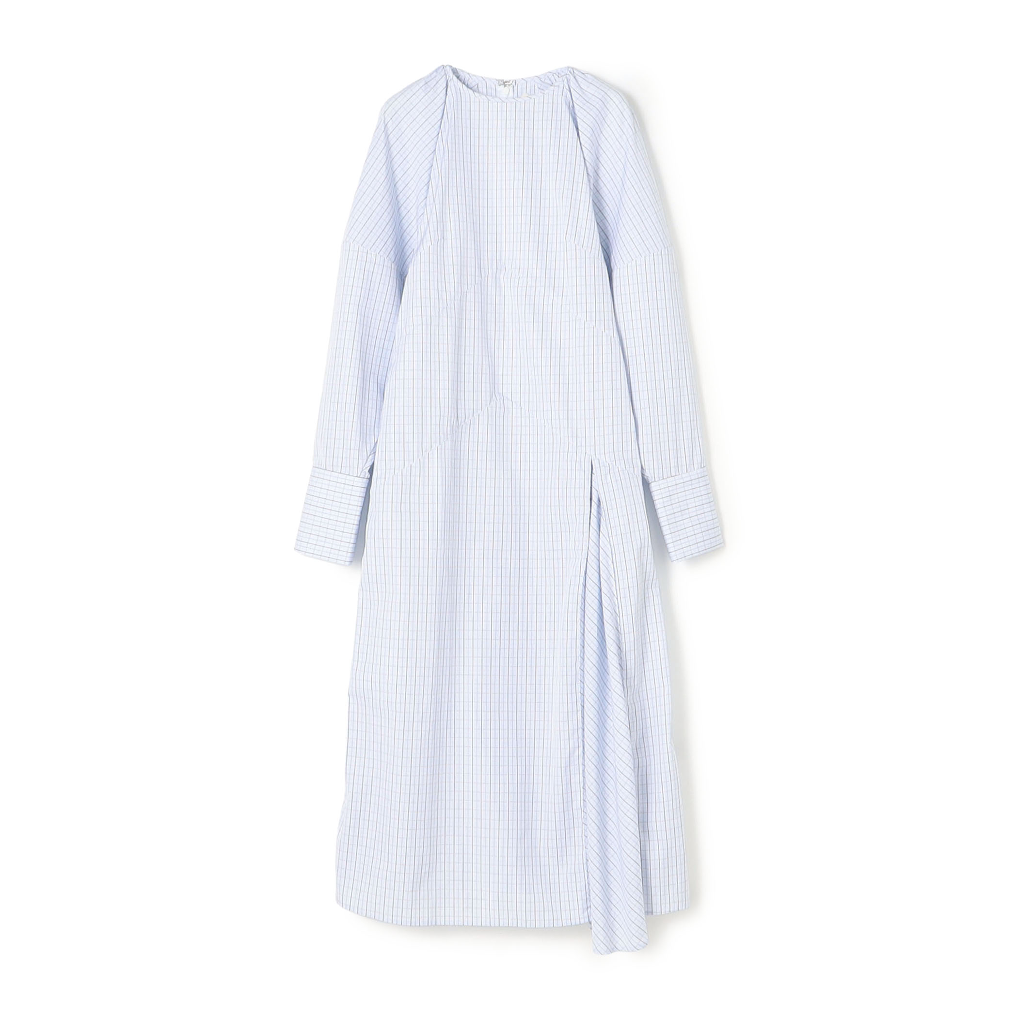 NAMACHEKO MOLPE MIDI DRESS コットン アシンメトリーワンピース