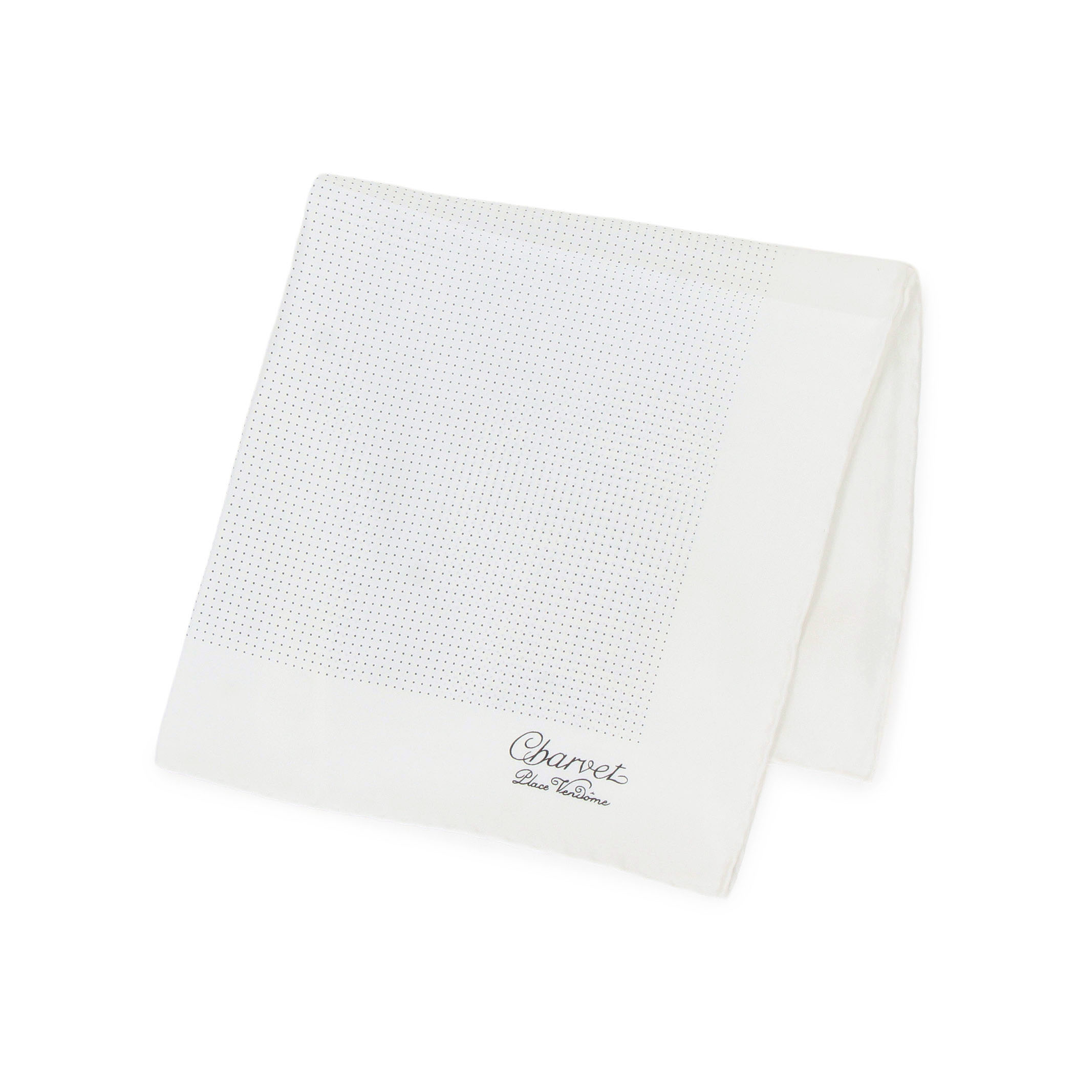 Charvet シルクプリント ポケットチーフ