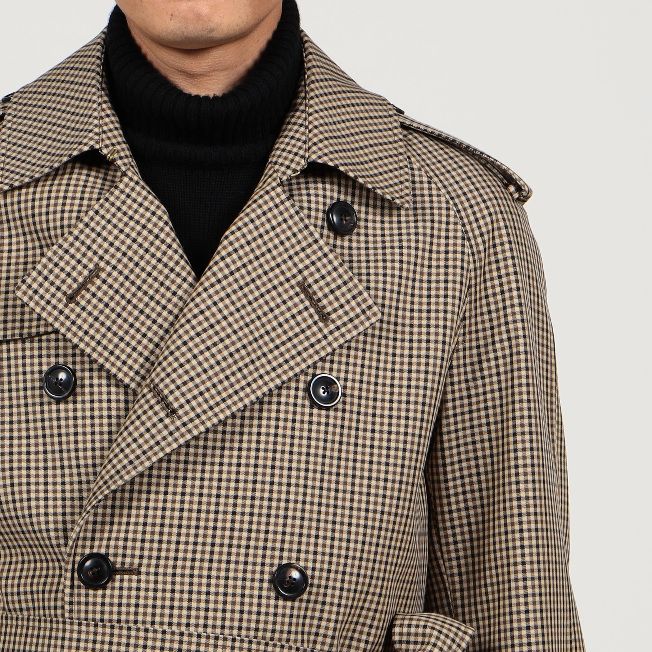 ウールコットンギャバジン トレンチコート Dormeuil TRENCH