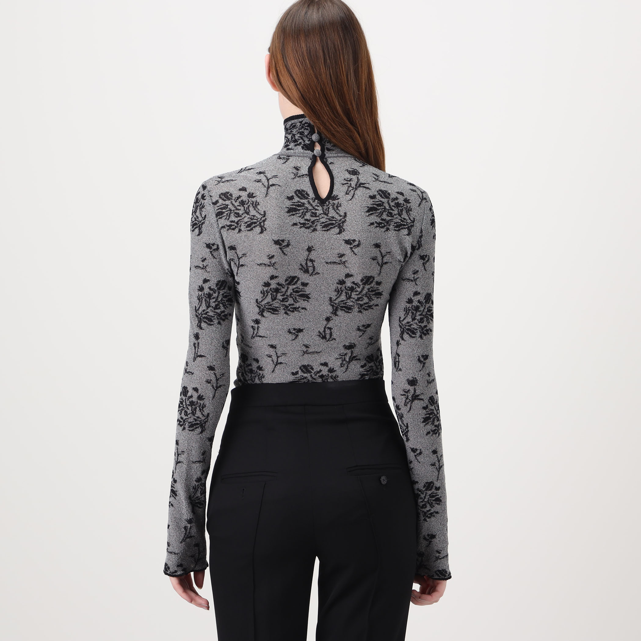 Mame Kurogouchi Floral Jacquard Knit Bodysuit ジャカード ボディ