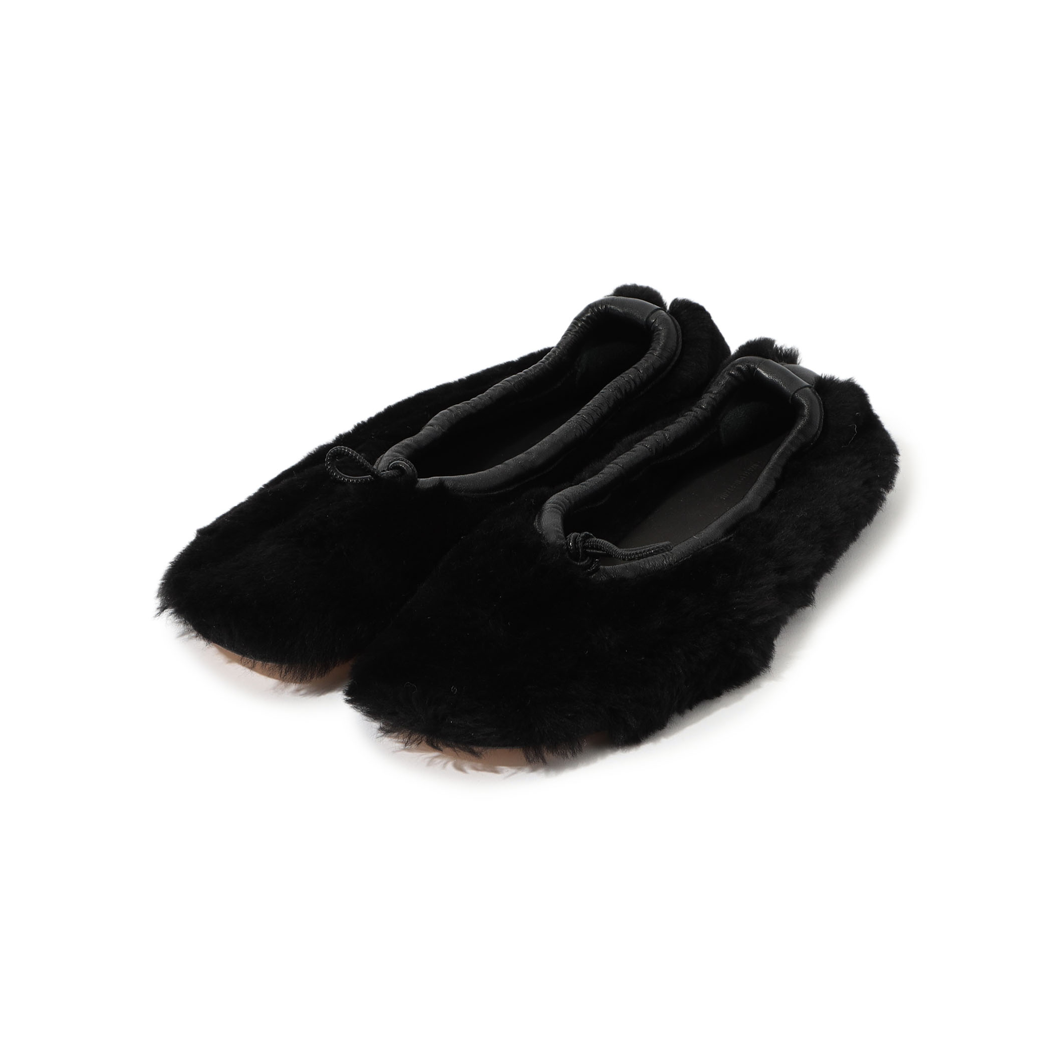 HEREU Puntera Shearling ムートンフラットシューズ