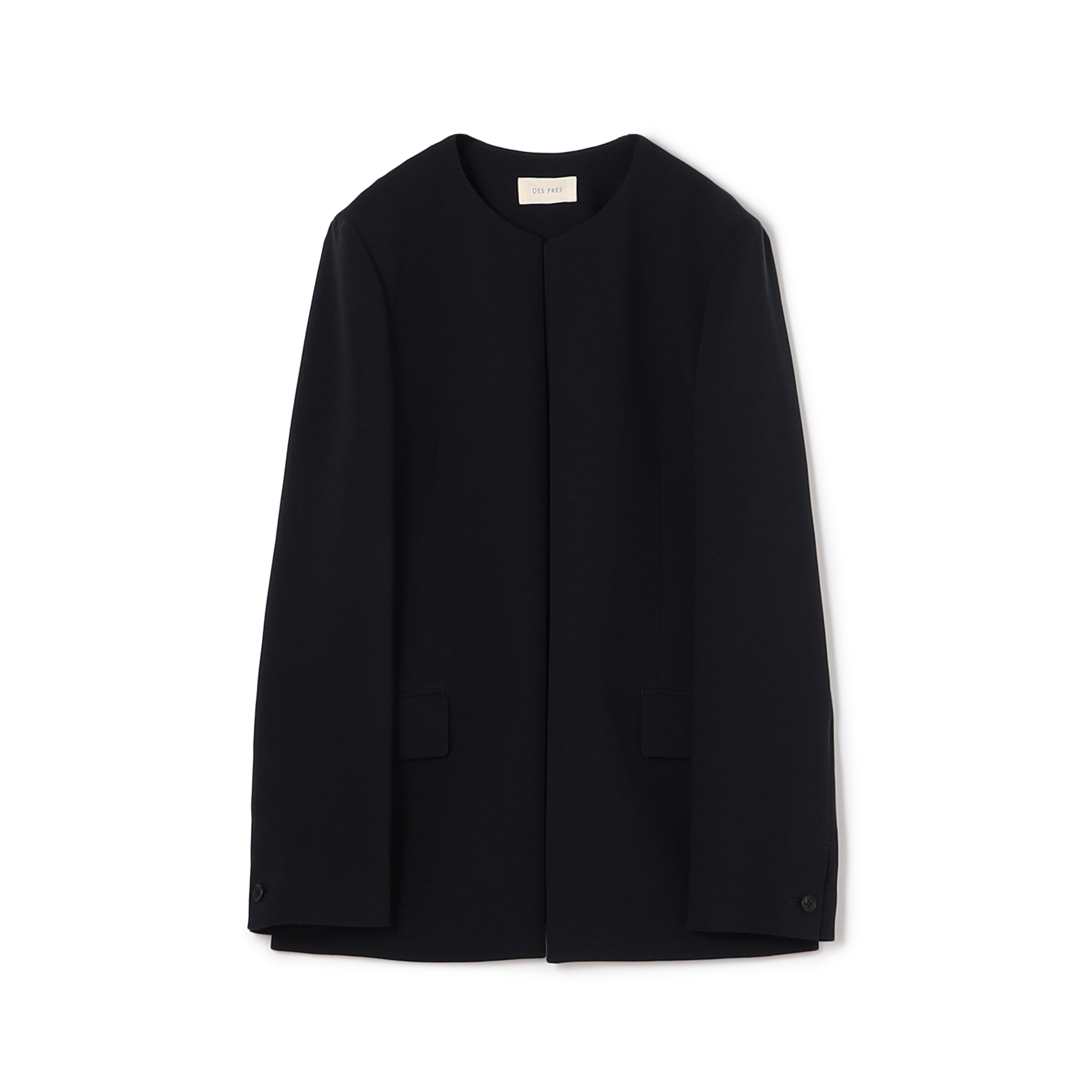 ライトダブルクロス ノーカラージャケット