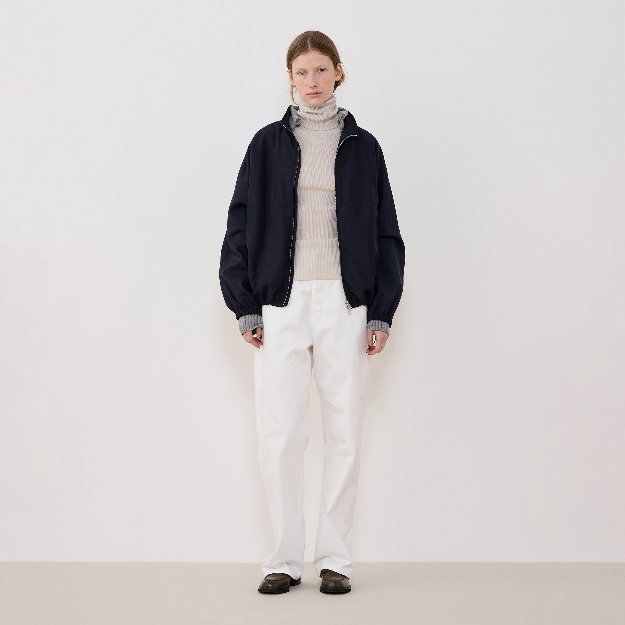 ナイロンシルクタフタ トラックジャケット｜トゥモローランド 公式通販