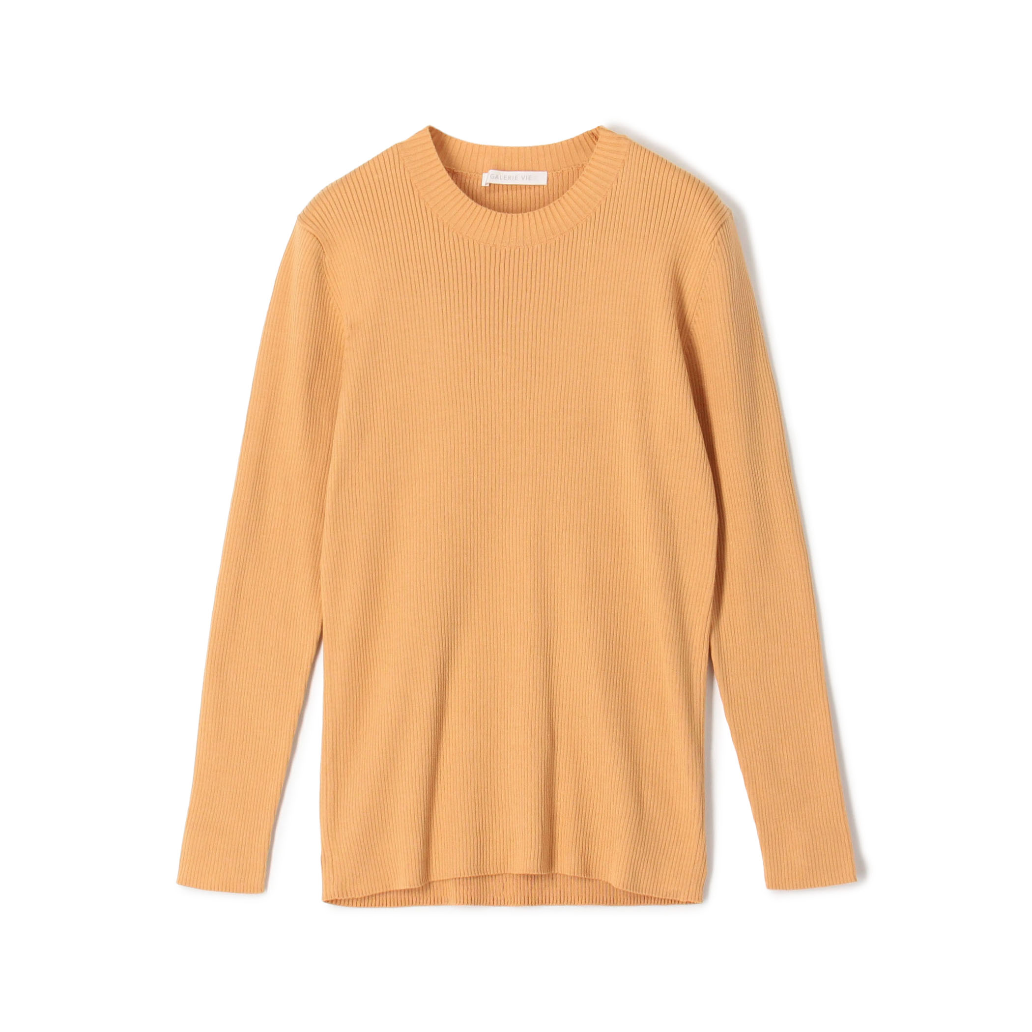 ギザコットンリブ クルーネックプルオーバー