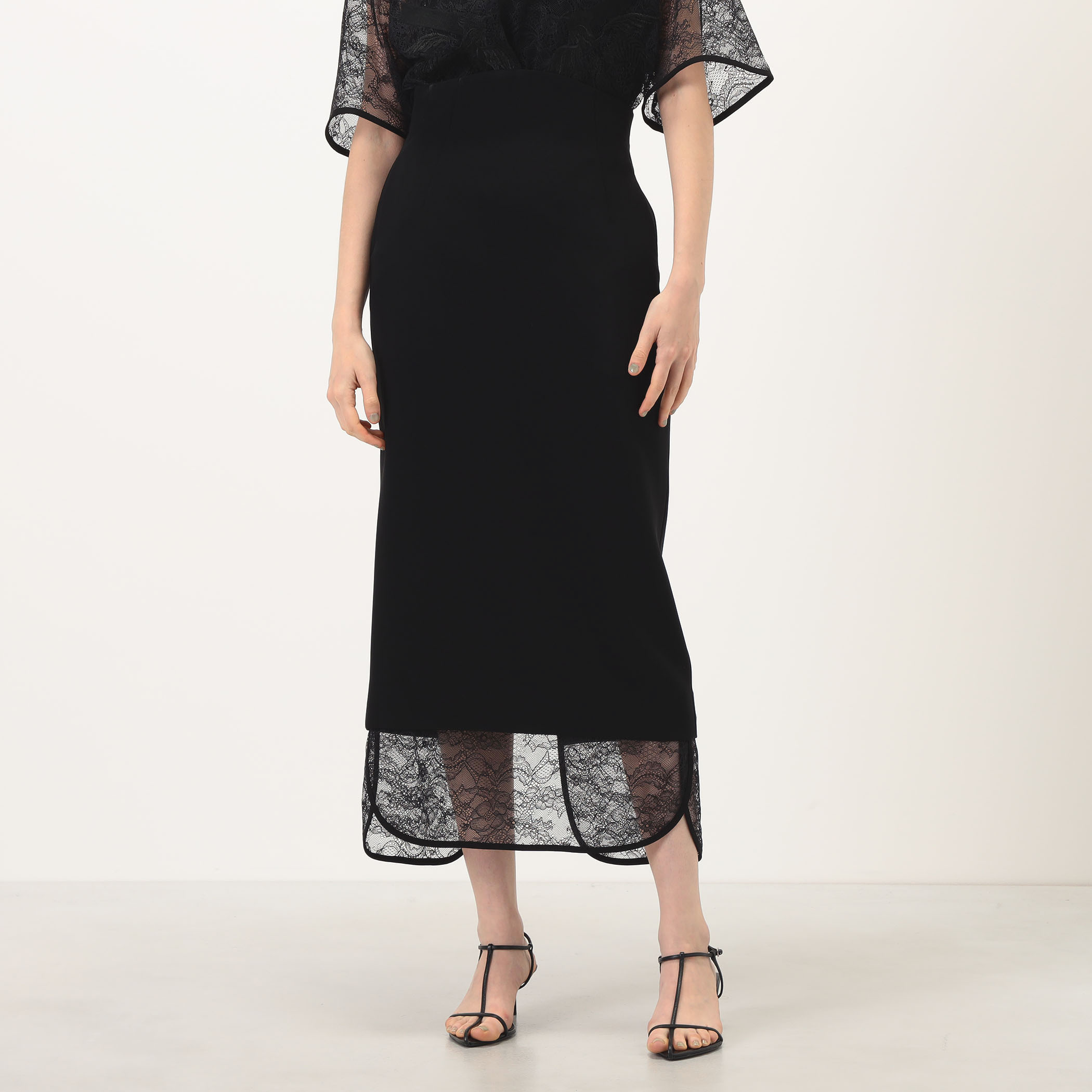 Mame Kurogouchi Raschel Lace Layered Skirt ラッセルレーススカート
