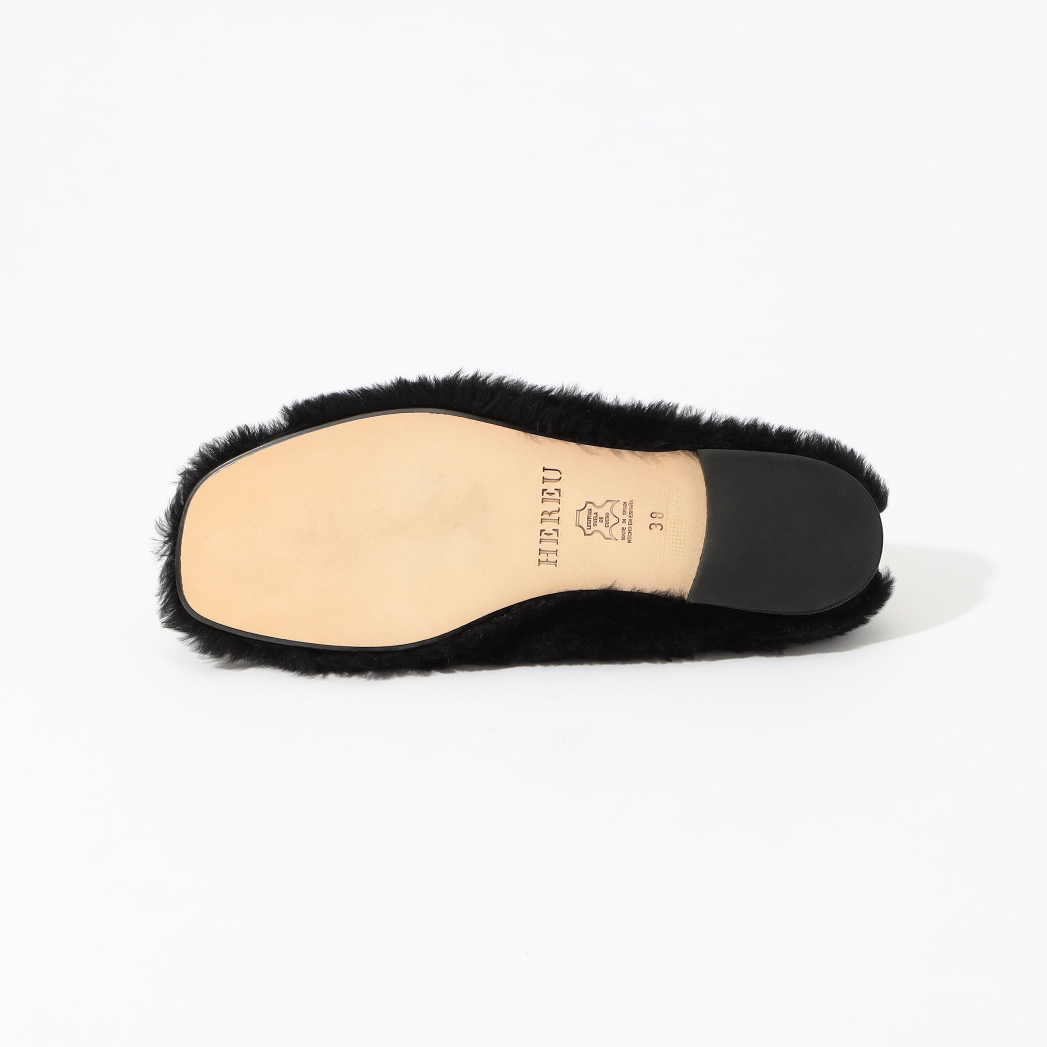 HEREU Puntera Shearling ムートンフラットシューズ｜トゥモローランド