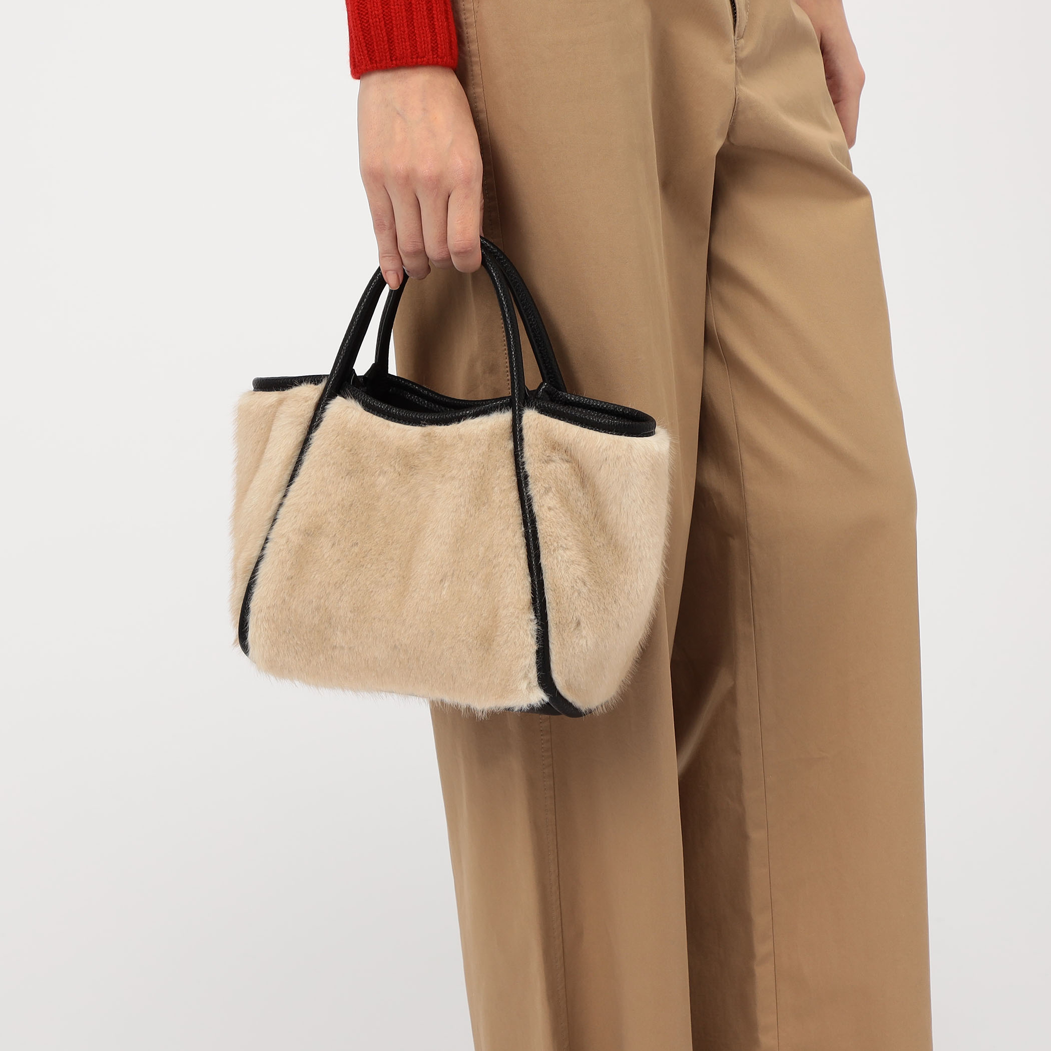 TOMORROWLAND フェイクファー トートバッグ｜トゥモローランド 公式通販