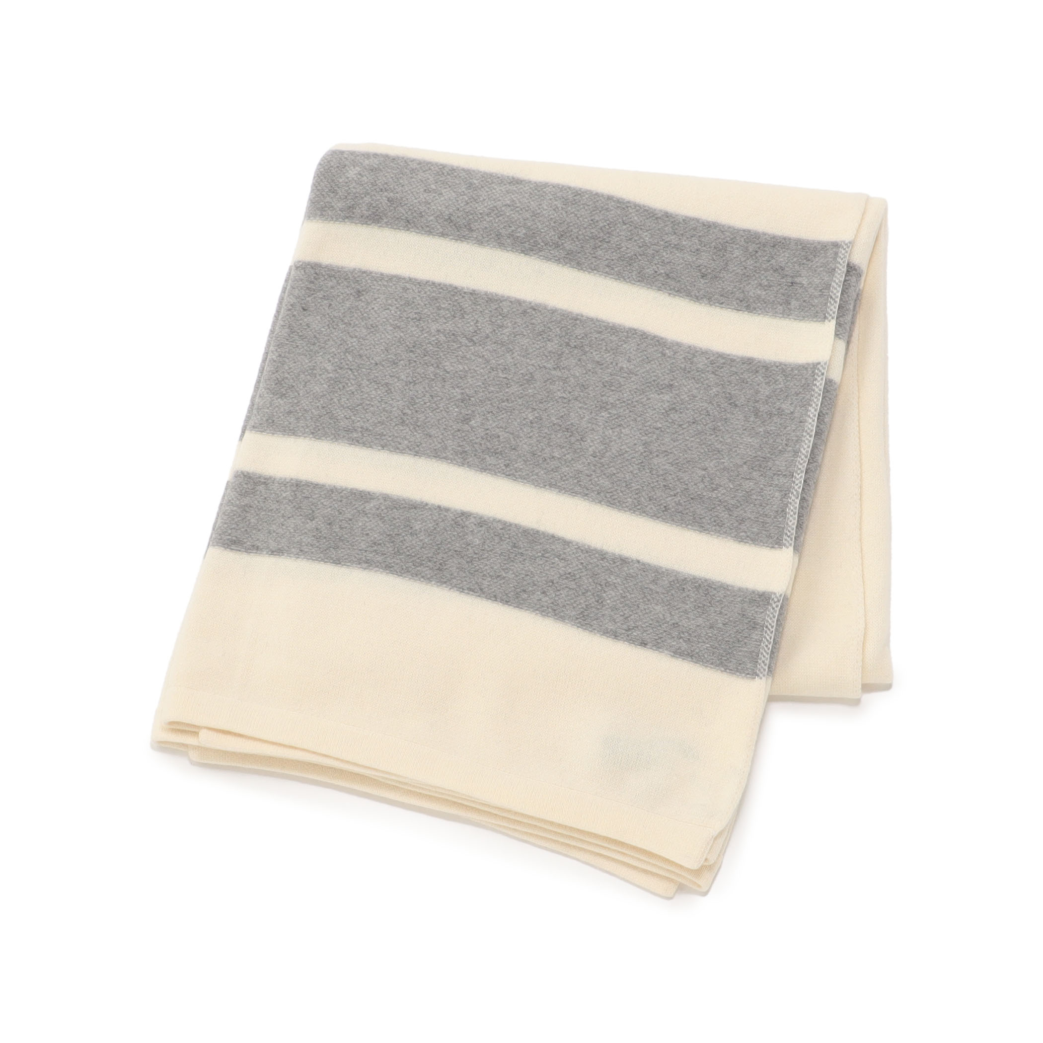 バハストライプニットブランケット HCG9862