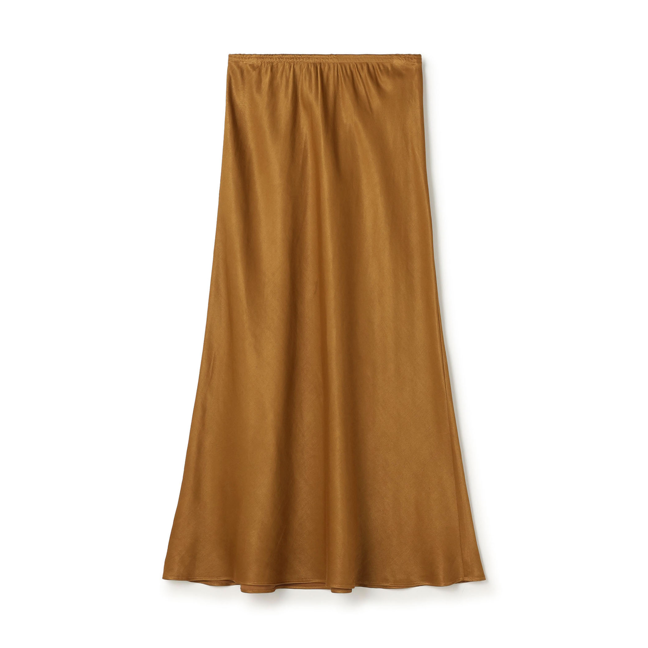 ソフトサテン セミフレアスカート