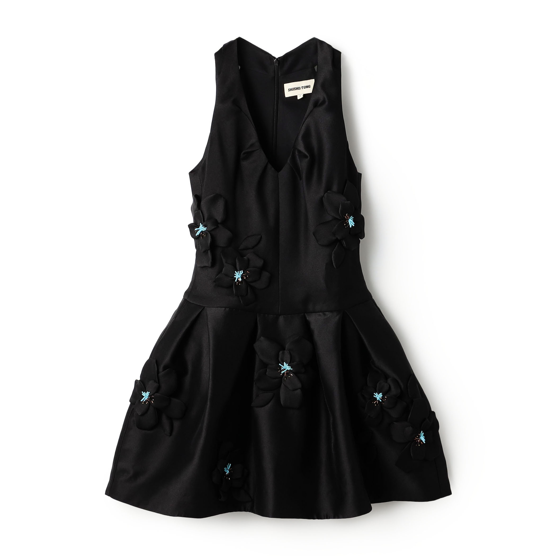 SHUSHU/TONG Tucked Halter Neck Dress ホルターネック ミニドレス