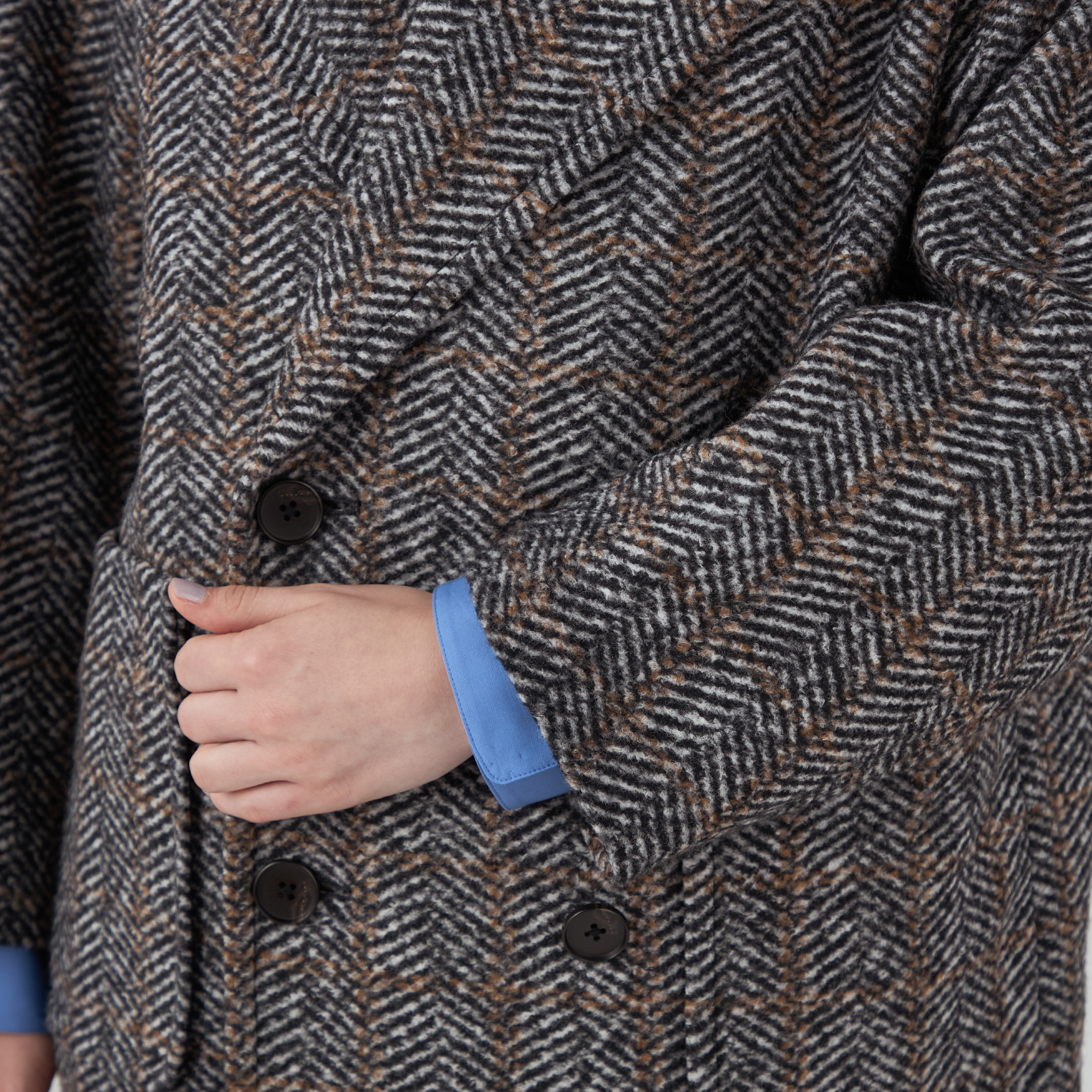 トゥモローランドMACPHEE ネイビー ダブルブレストコート item99ddfc1a3cf811efb3fb0242ac