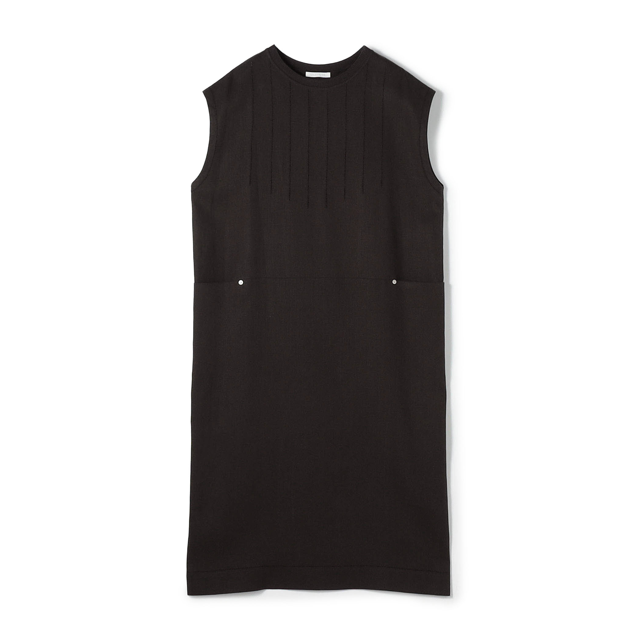 リブコンビフレンチリネン フレンチスリーブワンピース