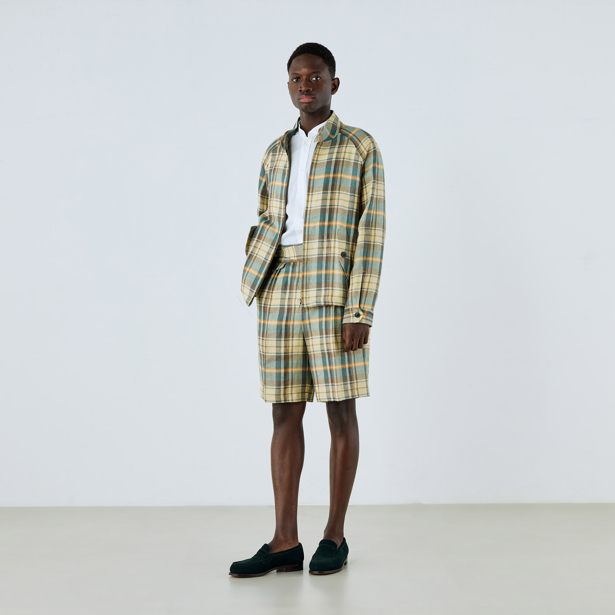 最終値下げ THE CLASIK 22SS 44 グルカショーツ タグ付き 夏の人気モデル8プリーツグルカショーツに今季はカーキが登場