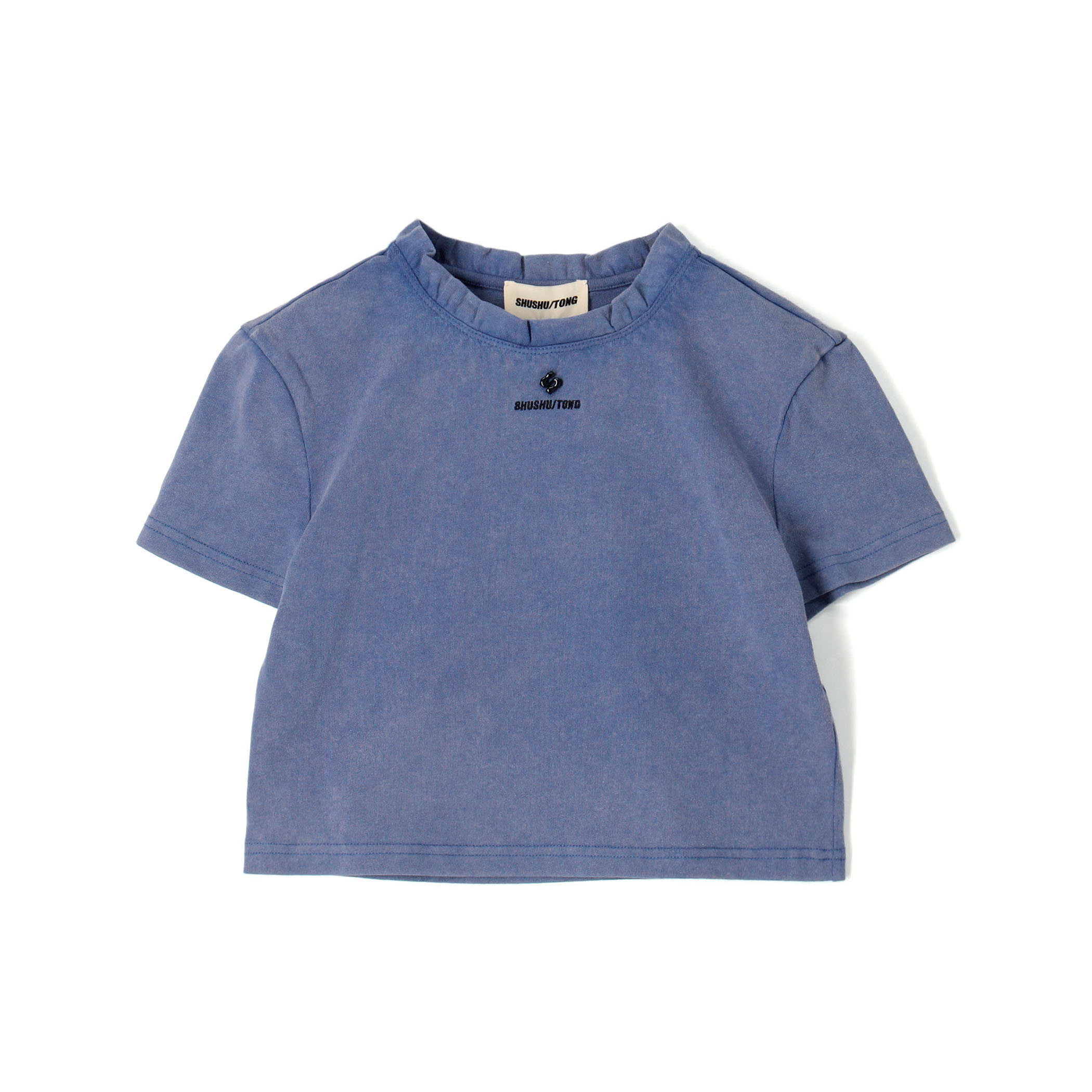 SHUSHU/TONG Wave Lace Collar T フリルカラーTシャツ