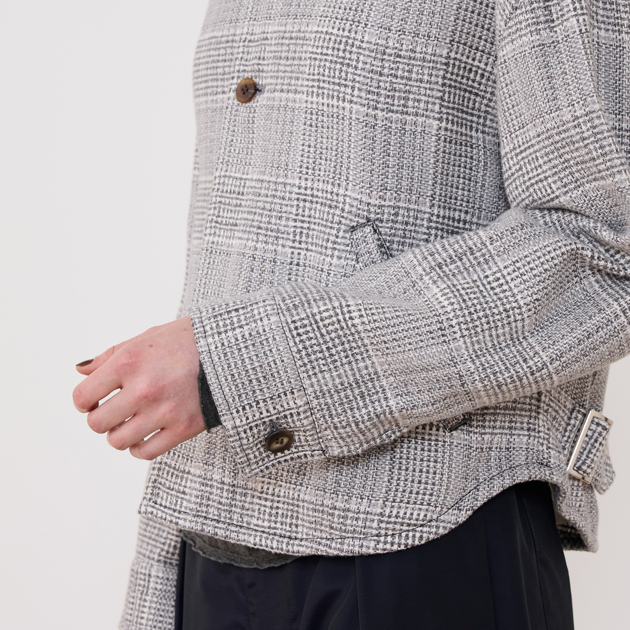 リネアコットンツイード コクーンブルゾン｜トゥモローランド 公式通販