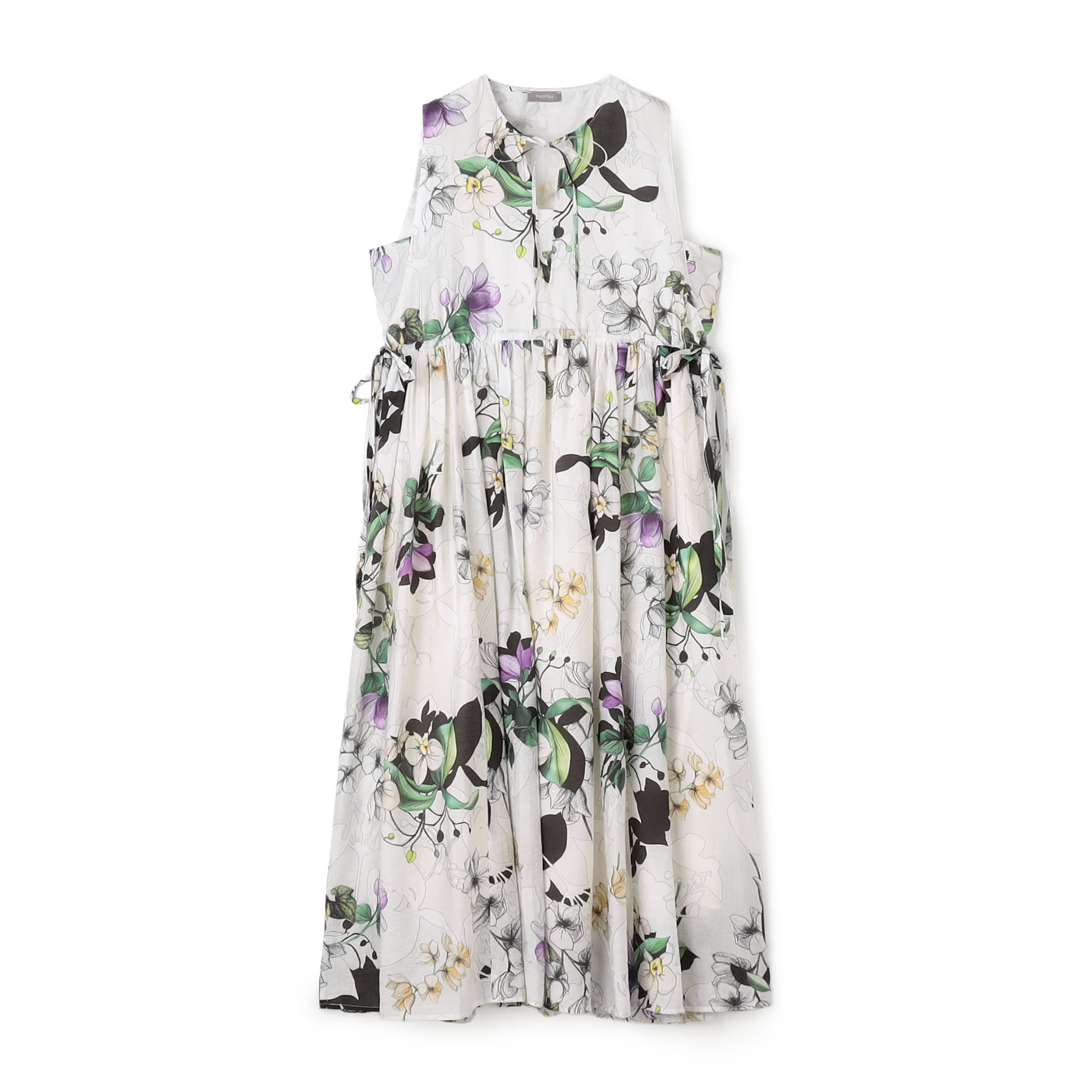 WRITEWELL bouquet ギャザーワンピース