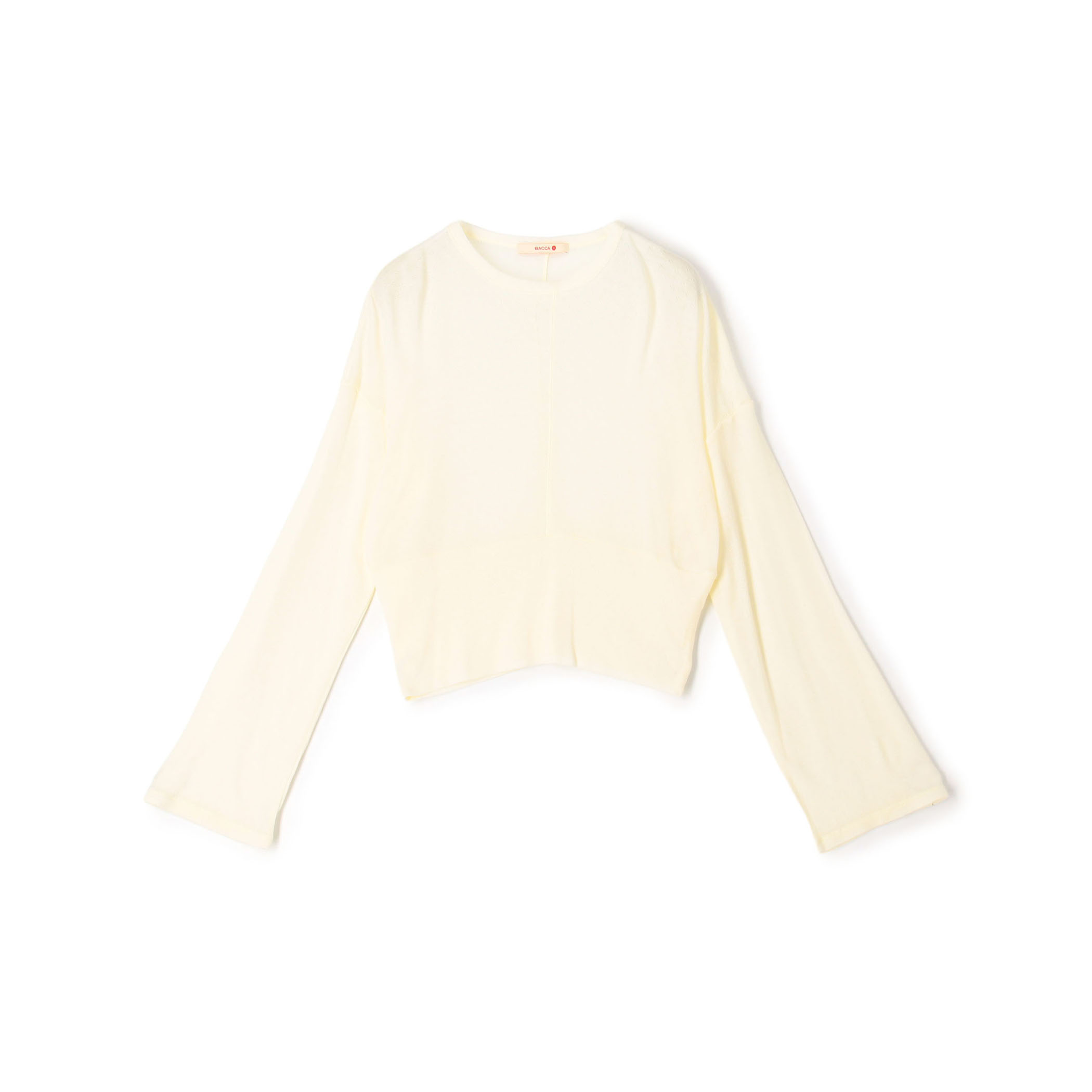 パターンメッシュ ショートプルオーバー