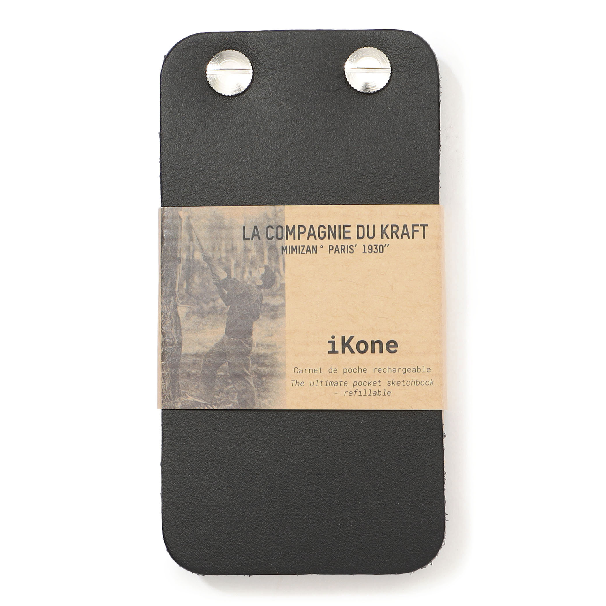 La Compagnie du Kraft iKone Leather notepad