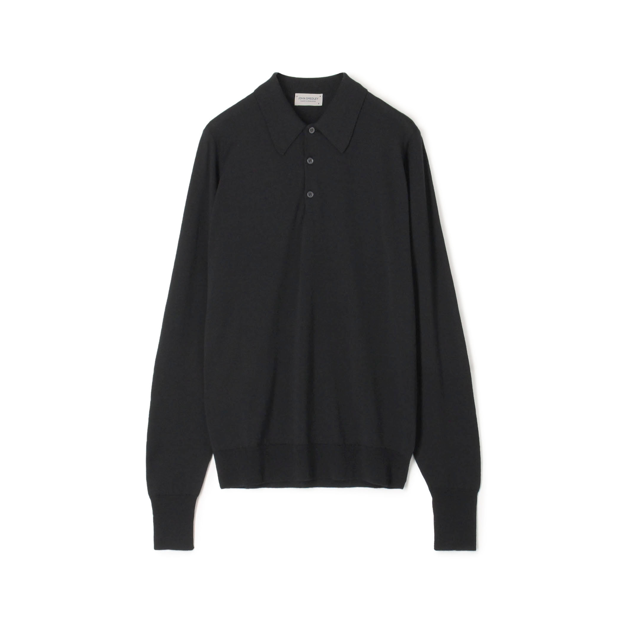 ■JOHN SMEDLE DORSET ウール ニットポロシャツ