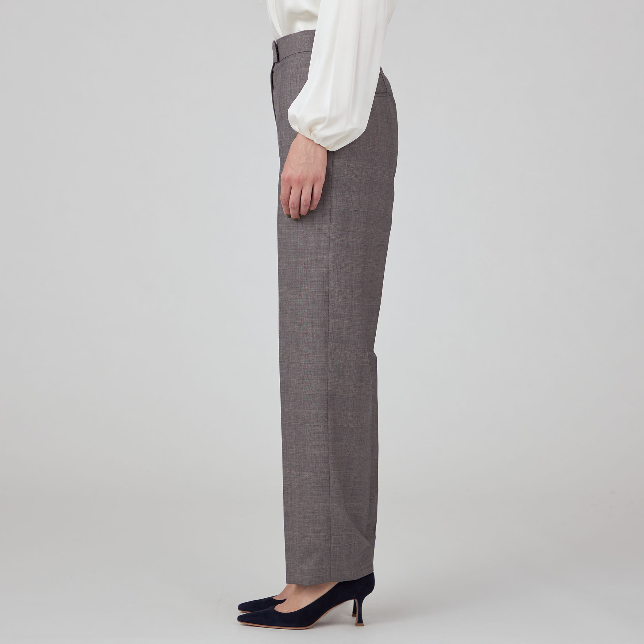 TASMANIAN GLEN CHECK ストレートパンツ｜トゥモローランド 公式通販