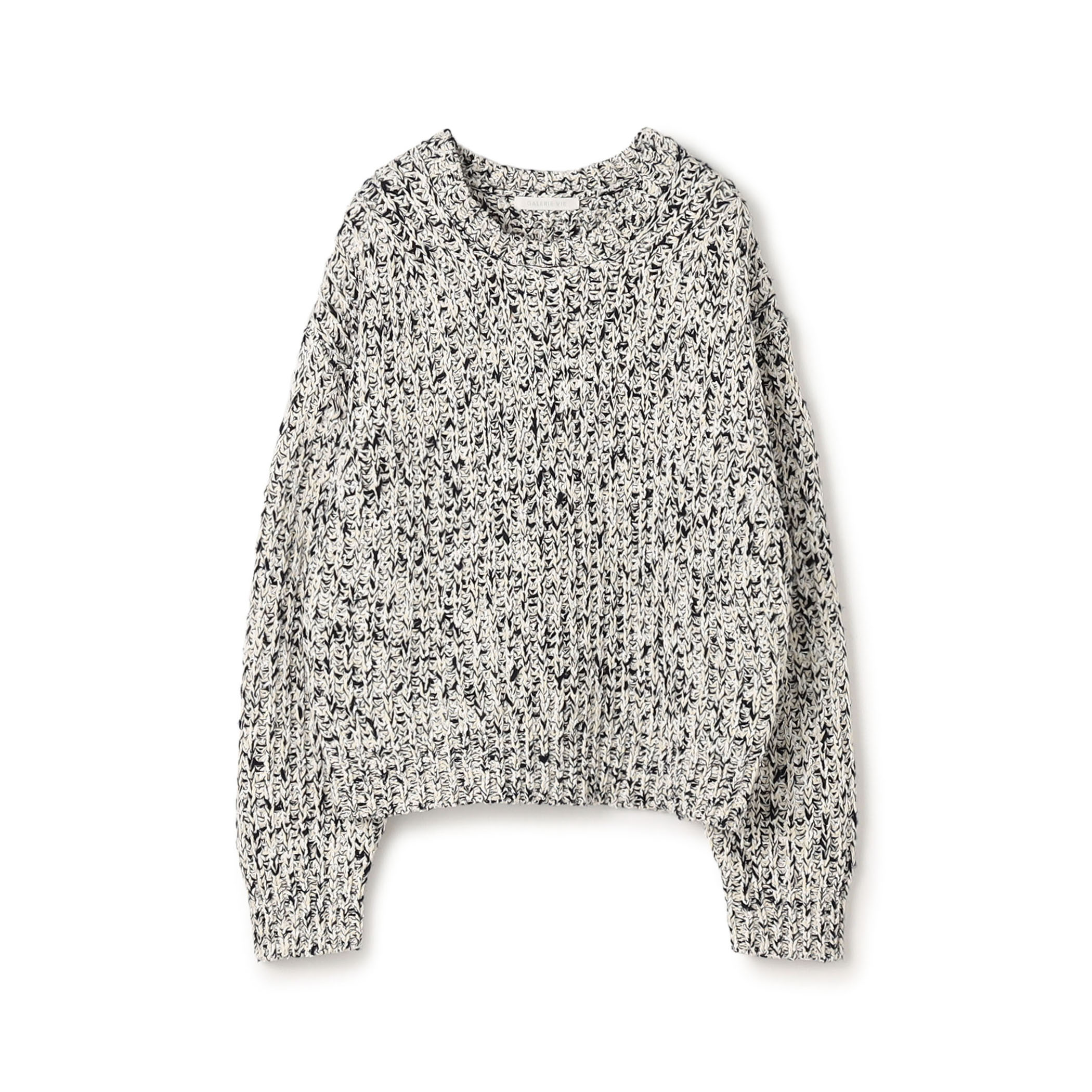 コットンダップル クルーネックプルオーバー