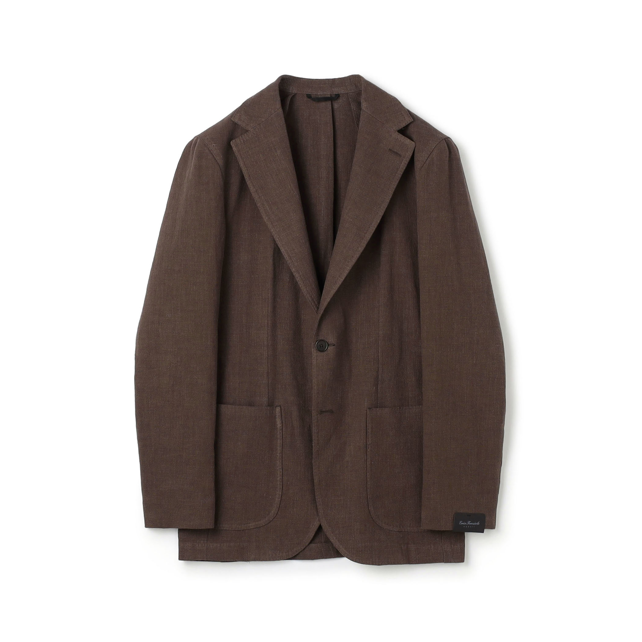 ERRICO FORMICOLA リネンコットン シングルブレステッド2Bジャケット
