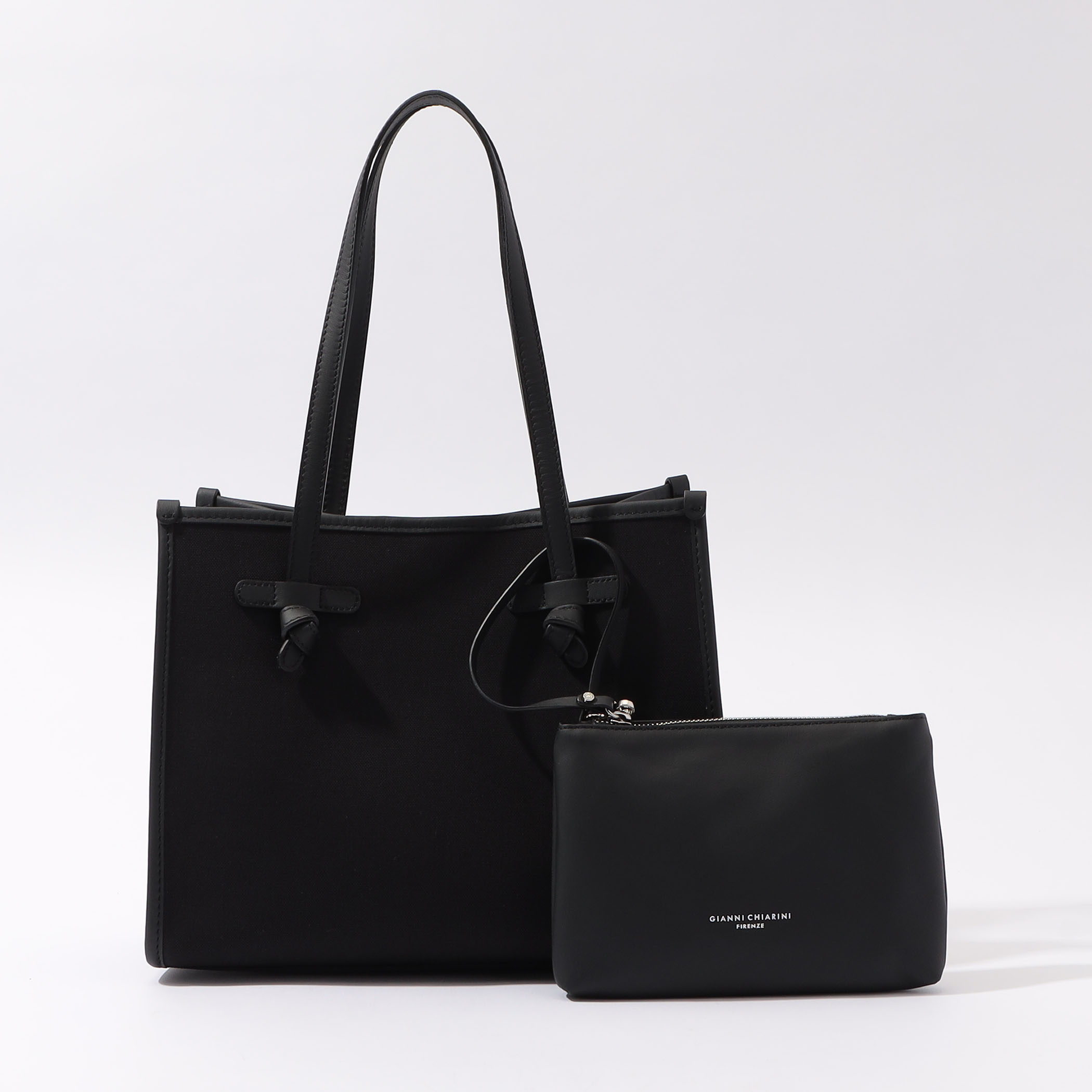 SALE‼️GIANNI CHIARINI トートバッグ ベージュ/ブラック □GIANNI CHIARINI MARCELLA トートバッグ｜トゥモローランド 公式通販