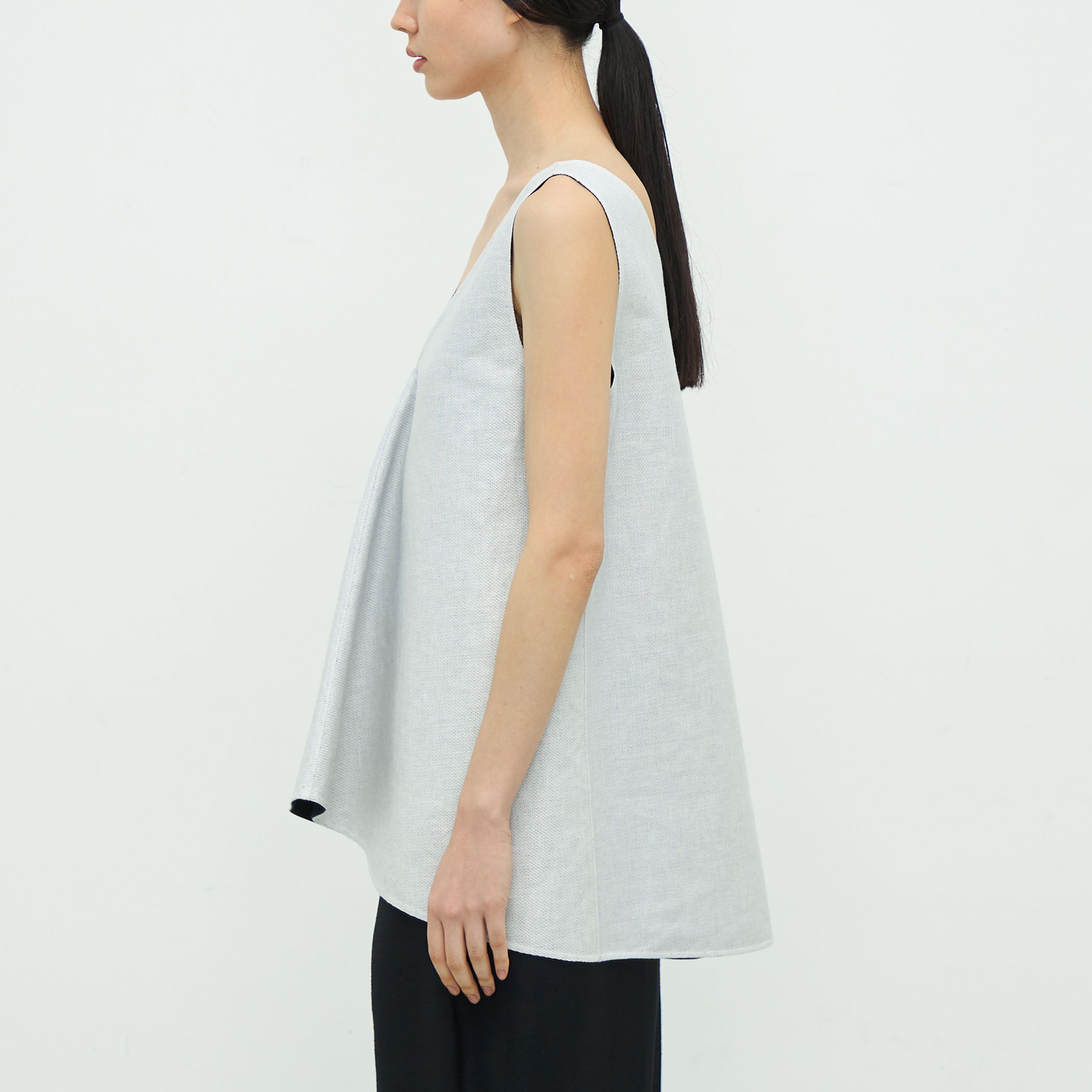 TOMORROWLAND.B / リネンコットンツイルダブルフェイステントシャツ リネンコットンツイル ダブルフェイステントシャツ｜トゥモローランド