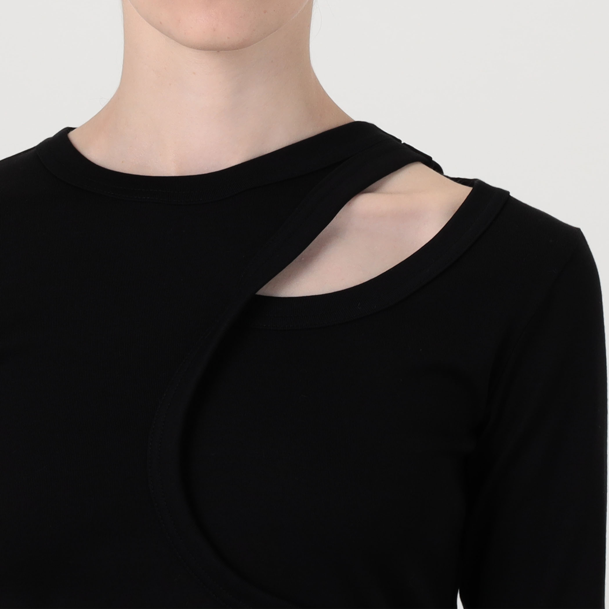 HYKE LAYERED L/S TEE レイヤード ロングスリーブTシャツ