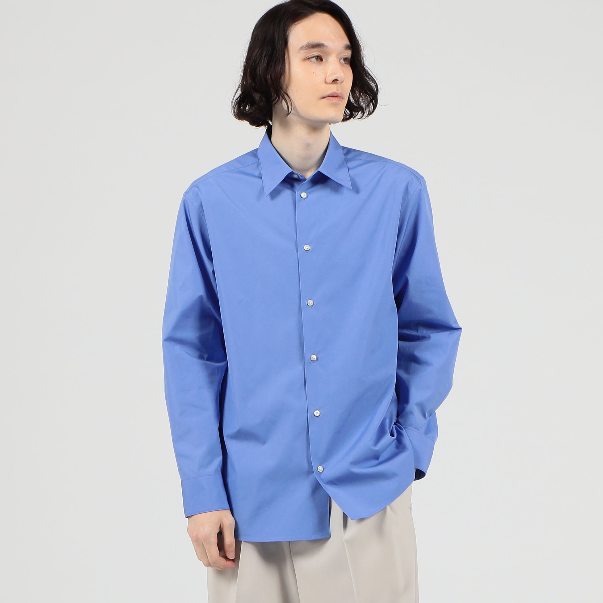 TOHGEN TOHGEN/長袖シャツ/--/コットン/BLU/TH245-013 item70ff0980c6d211ed85260242ac
