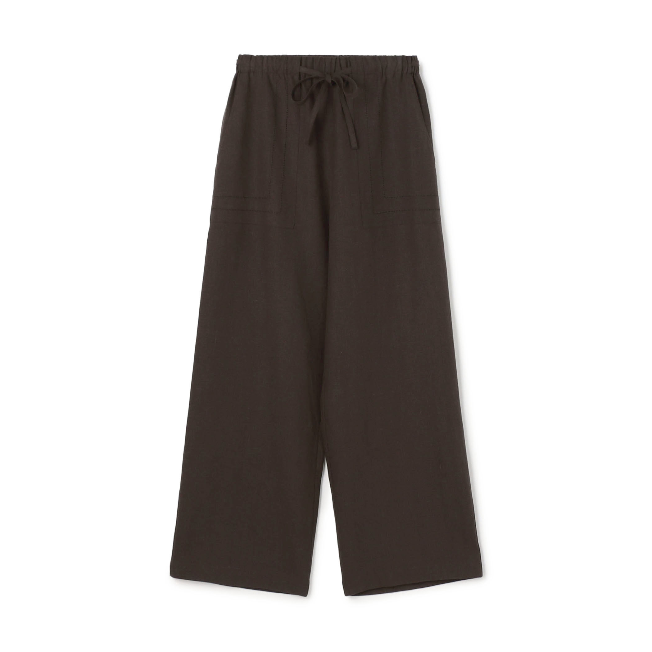 【一部WEB先行予約】フレンチリネン イージーストレートパンツ