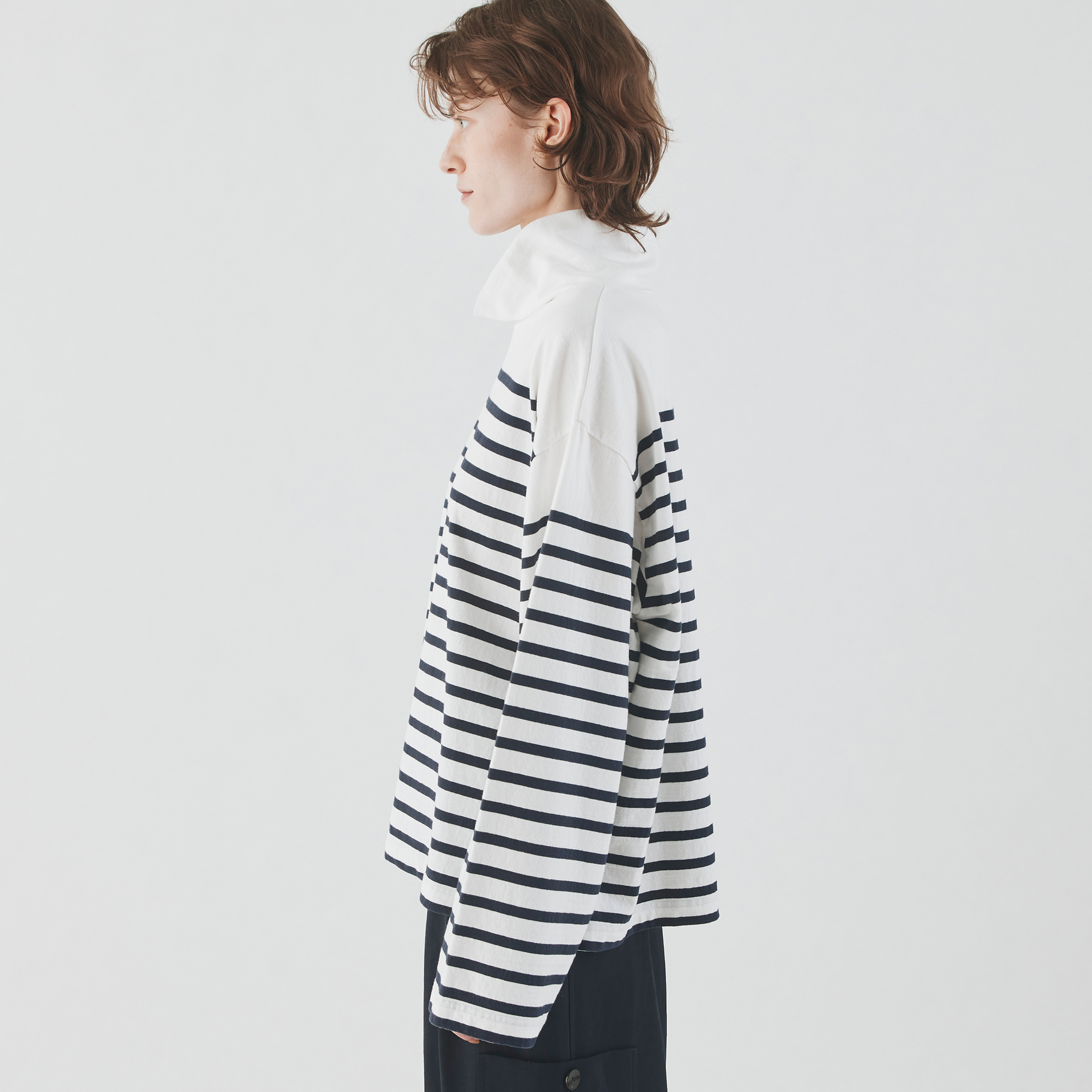 【GALERIE VIE】ドライコットン ハイネックプルオーバー ドライコットン ハイネックプルオーバー | GALERIE VIE (Women