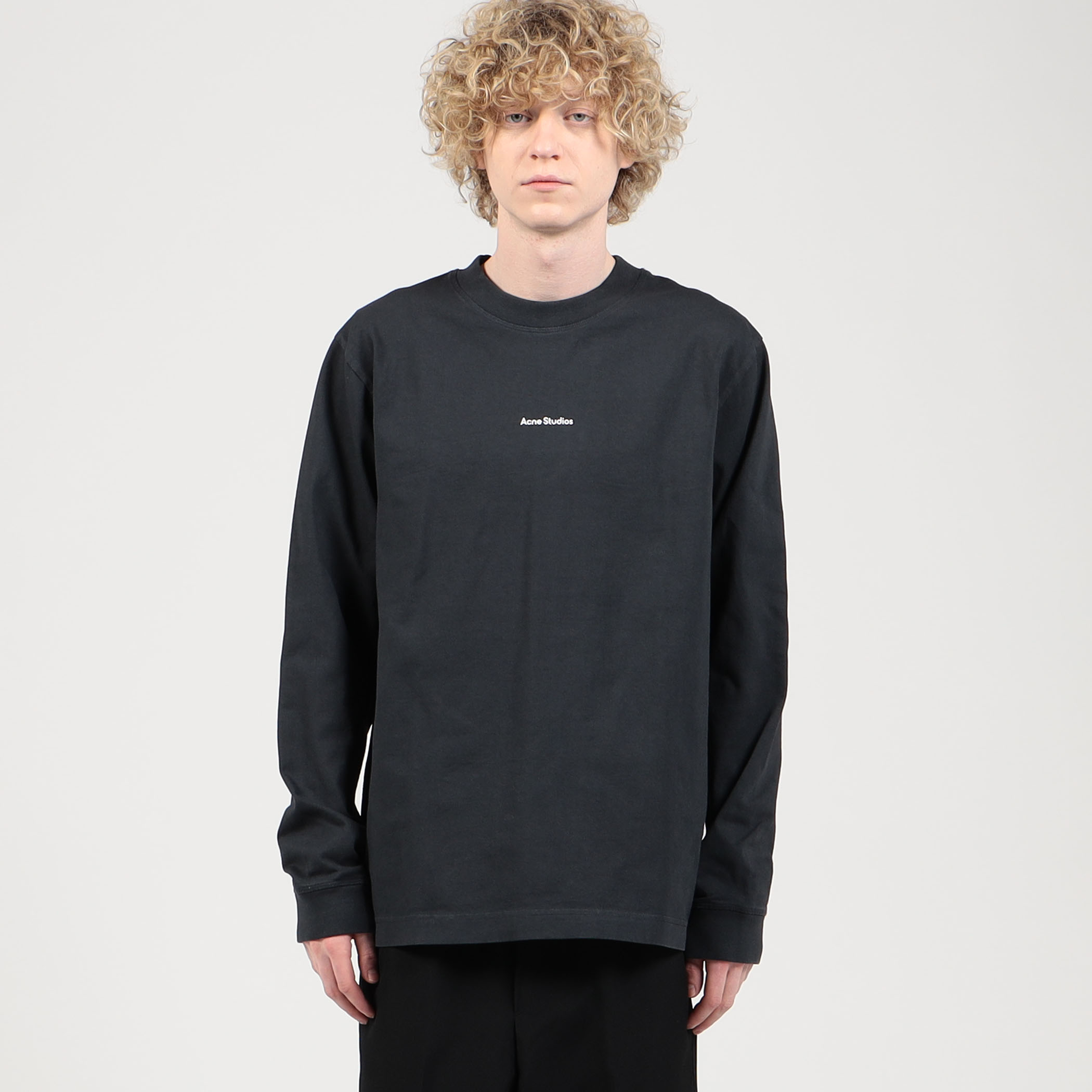 Acne Studios - ロングスリーブTシャツ - ブラック