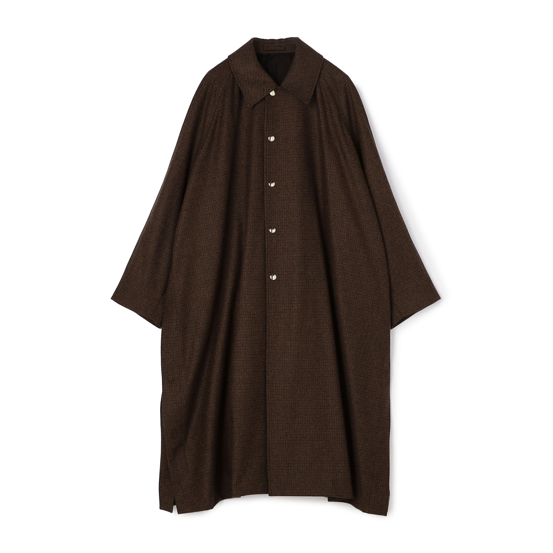 【別注】The CLASIK BAL COLLAR PONCHO Fox Flannel