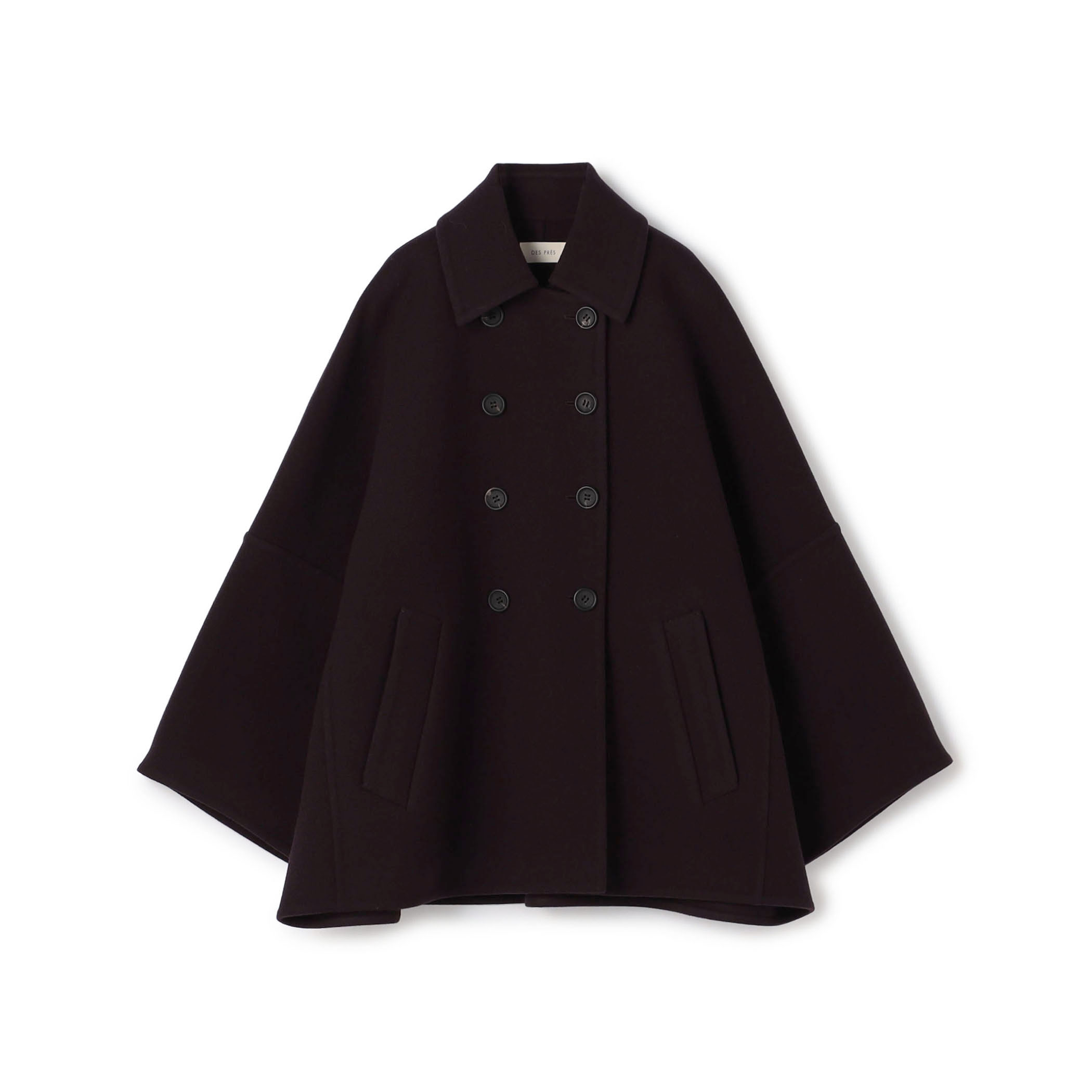 【WEB先行予約】ウールモッサ ダブルブレストミディコート