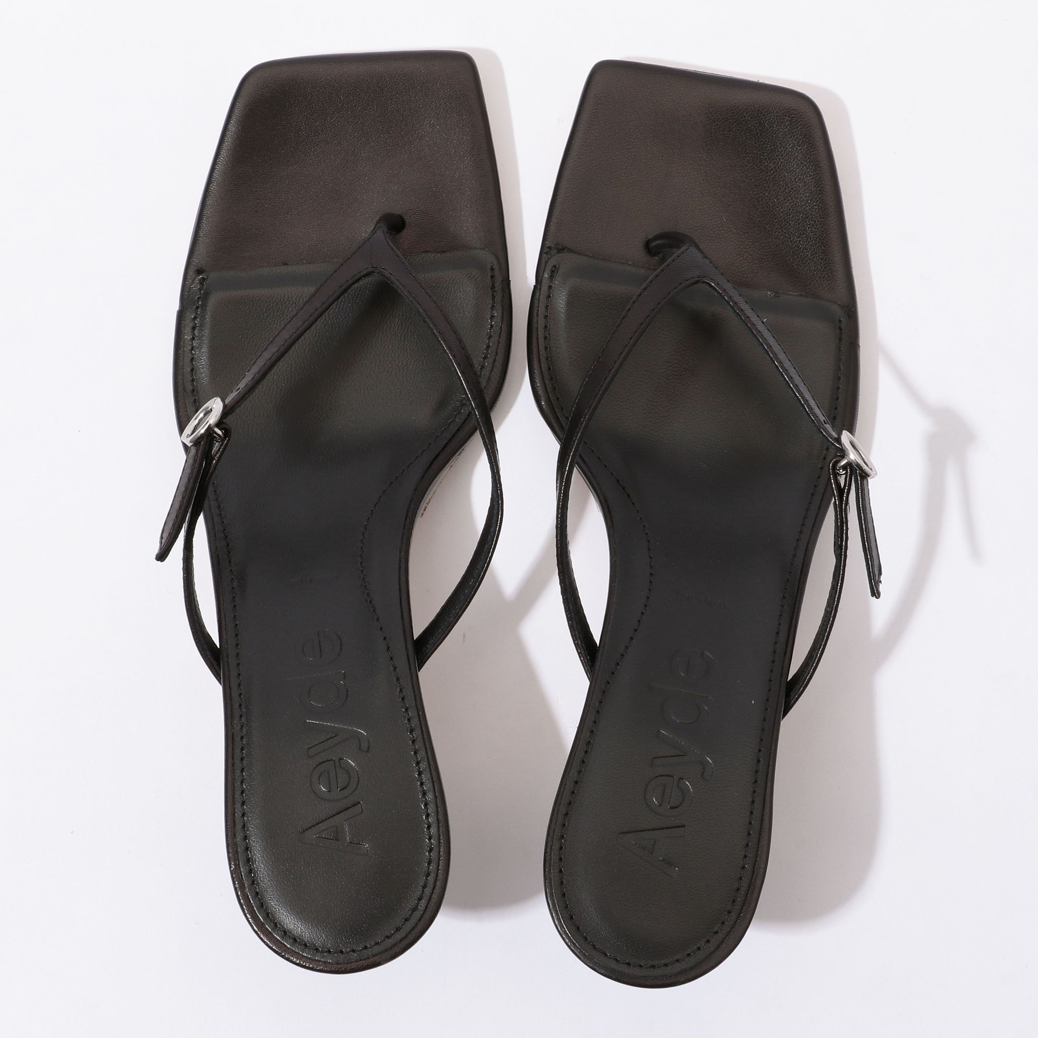 サンダル・ミュール aeyde SS25 (RKLS08FL157 BLACK) Aeyde | Women's Heeled Sandals