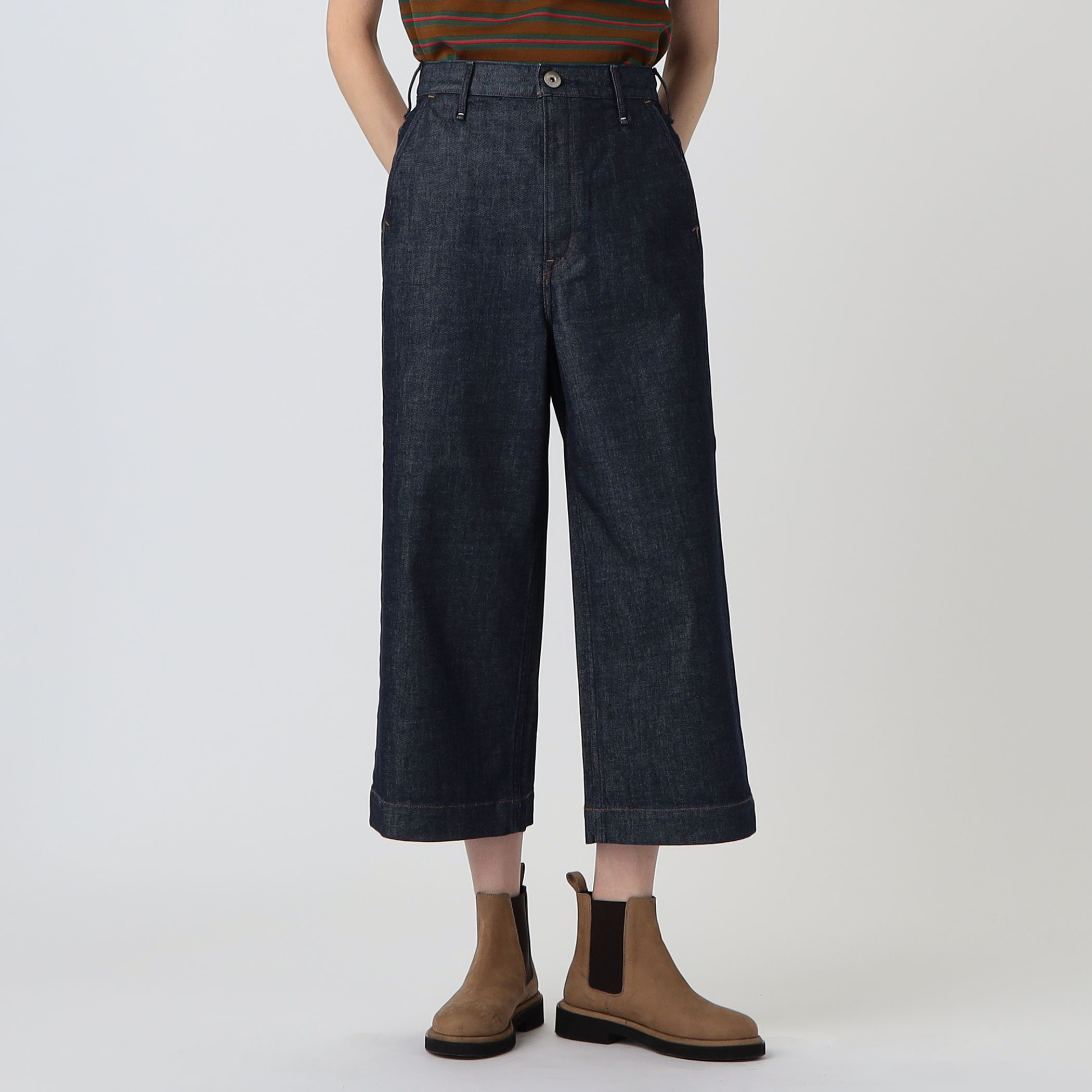 【新品未使用】Upper hights × TOMORROWLAND チノパンツ セール】 UNION LAUNCH ワイドチノ パンツ （チノ・ワークパンツ