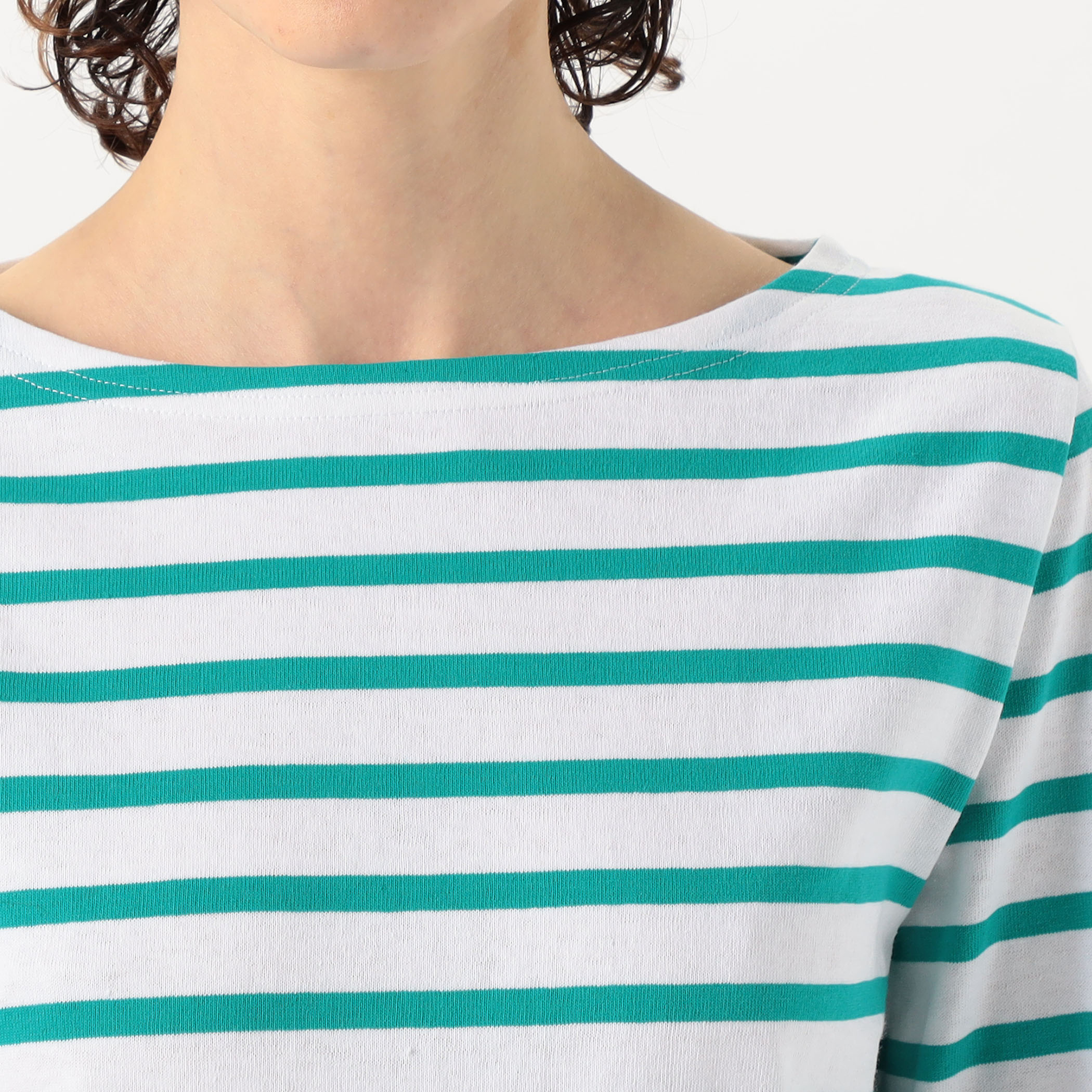 【TOMORROWLAND BUYING WEAR】Le minor ボートネック ストライププルオーバー LE MINOR ボートネックストライププルオーバー（Tシャツ