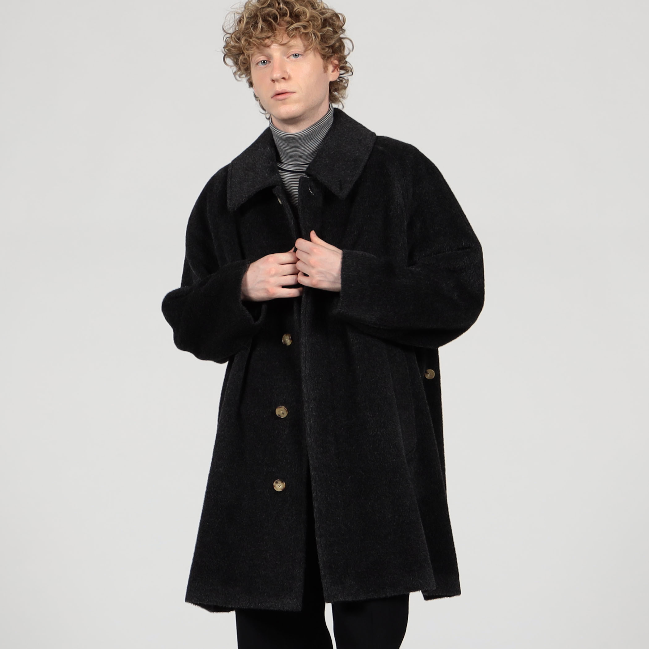 The CLASIK ドーメル　ステンカラーコート　46 別注】The CLASIK SHORT MAC COAT DORMEUIL LUXURY OVERCOATINGS