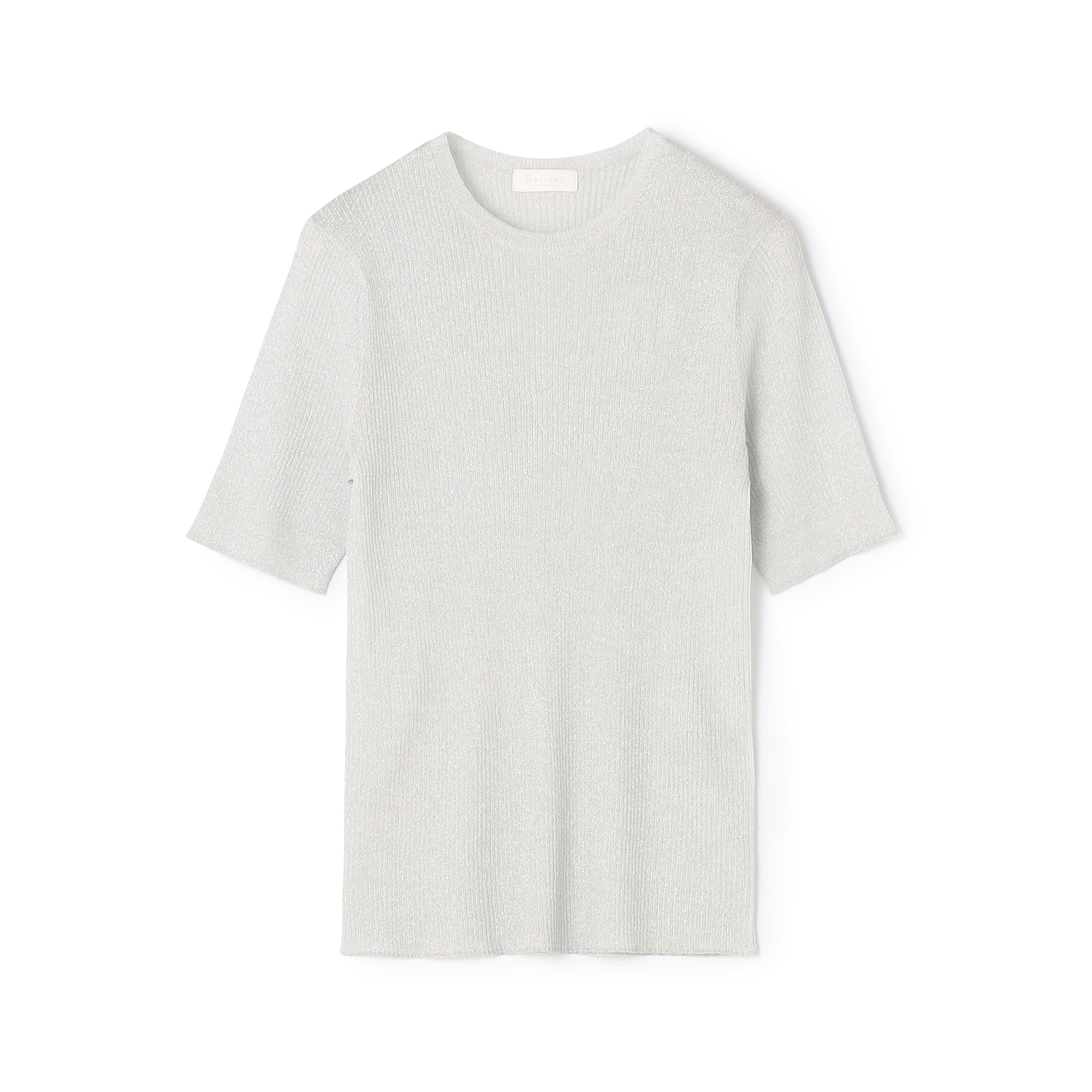 マーセライズドコットン クルーネックプルオーバー