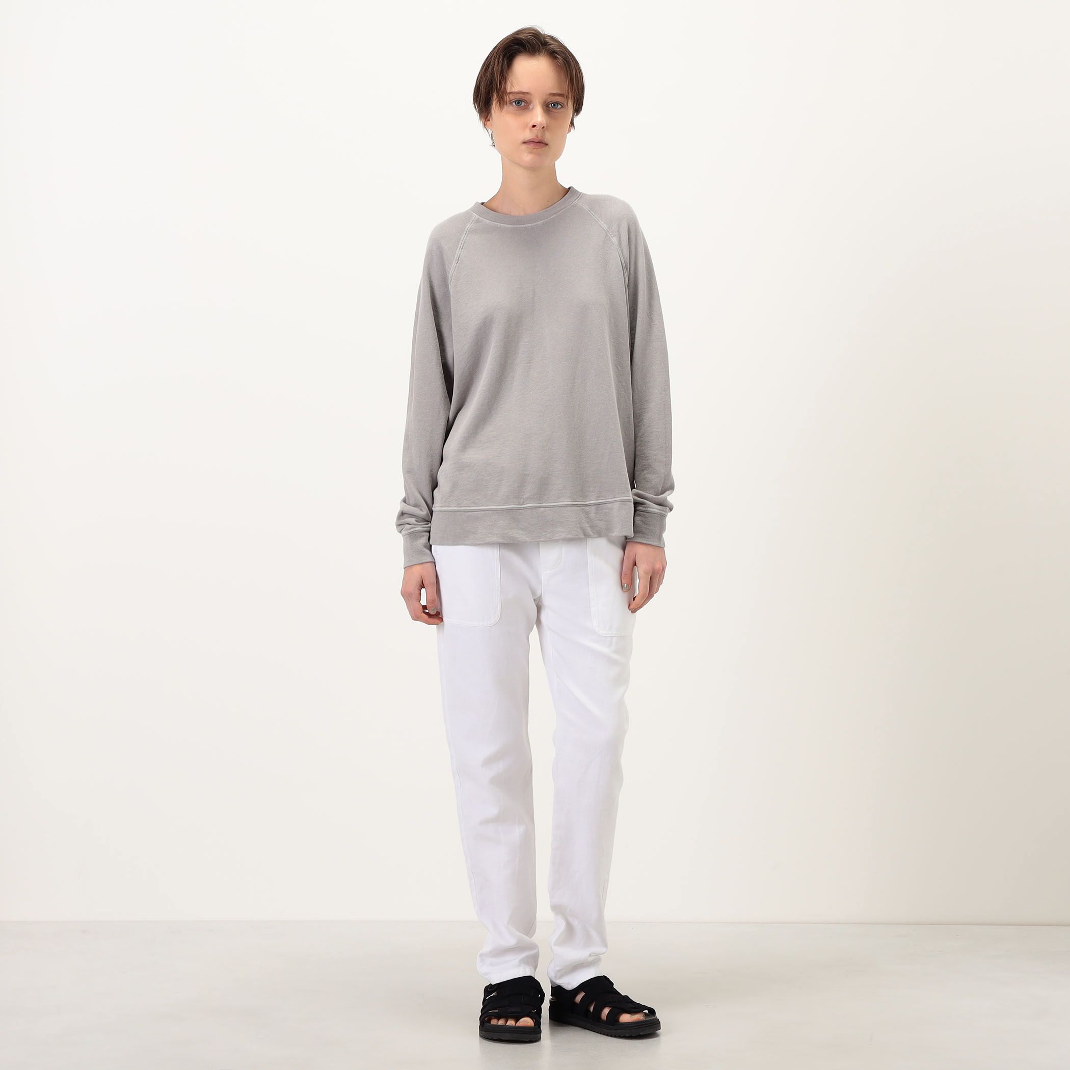 バックパイルスエット ラグランスリーブプルオーバー WXA3657
