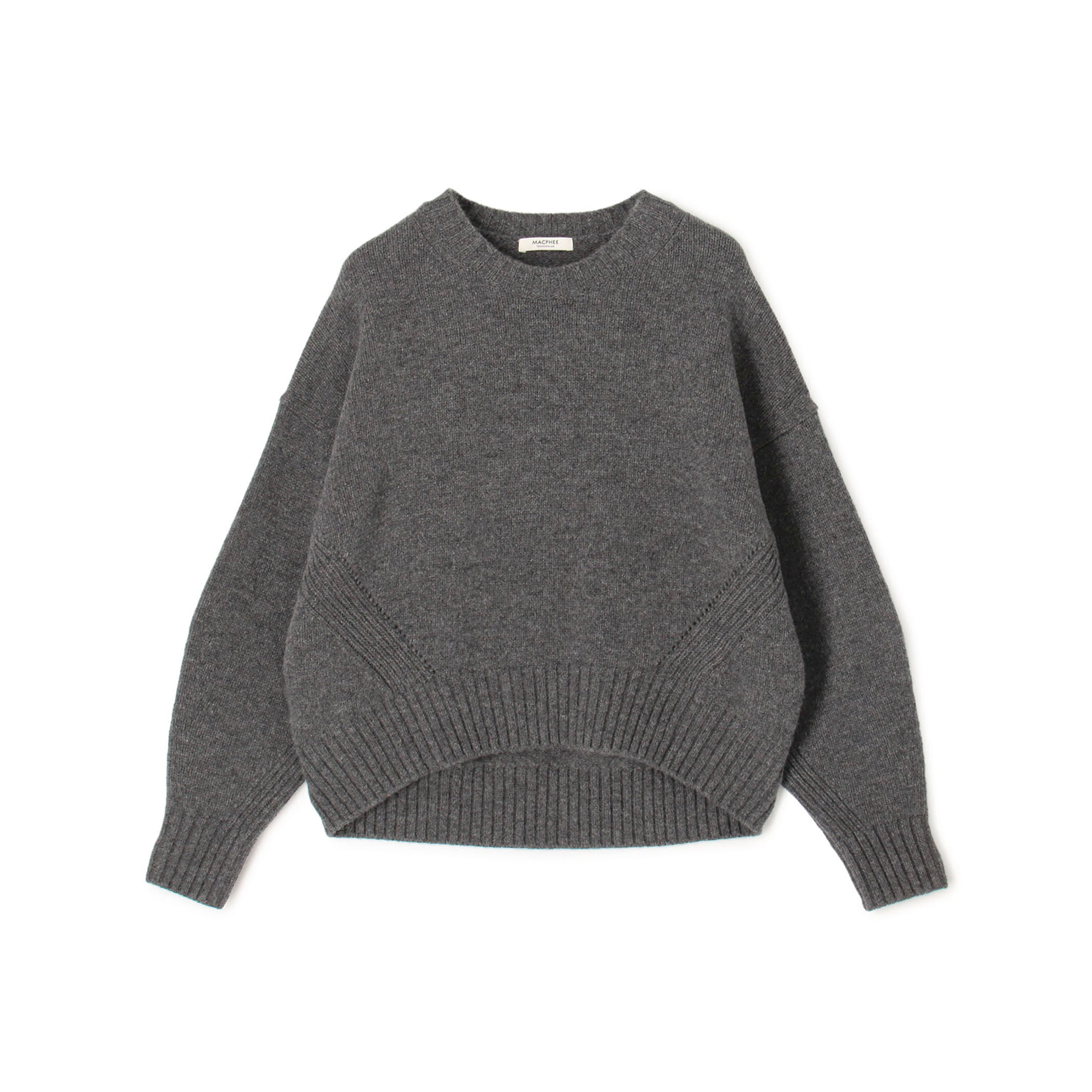 【WEB先行予約】ラムカシミヤ クルーネックプルオーバー
