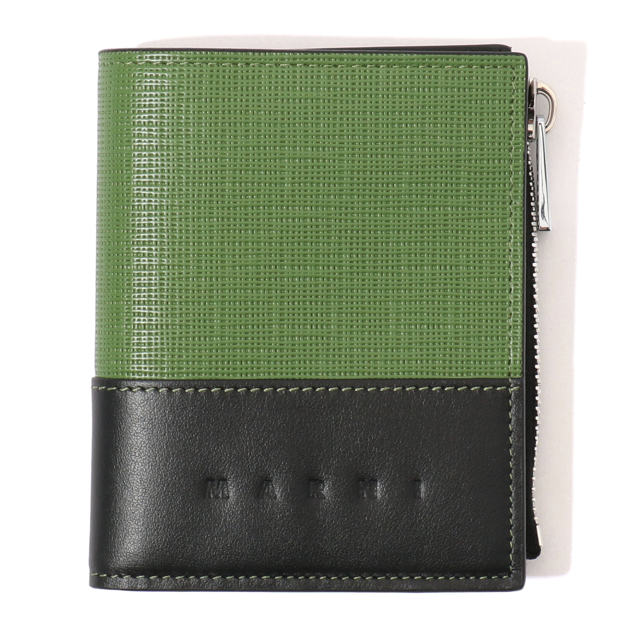 限定数のみ 【未使用品】MARNI BI-FOLD WALLET Black×Green - 通販