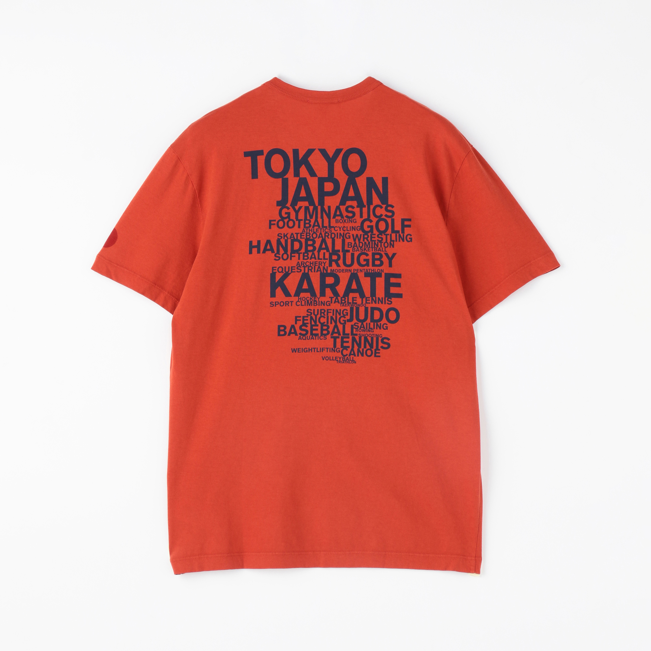 ベーシックバックプリント クルーネックTシャツ MLJ3311TM