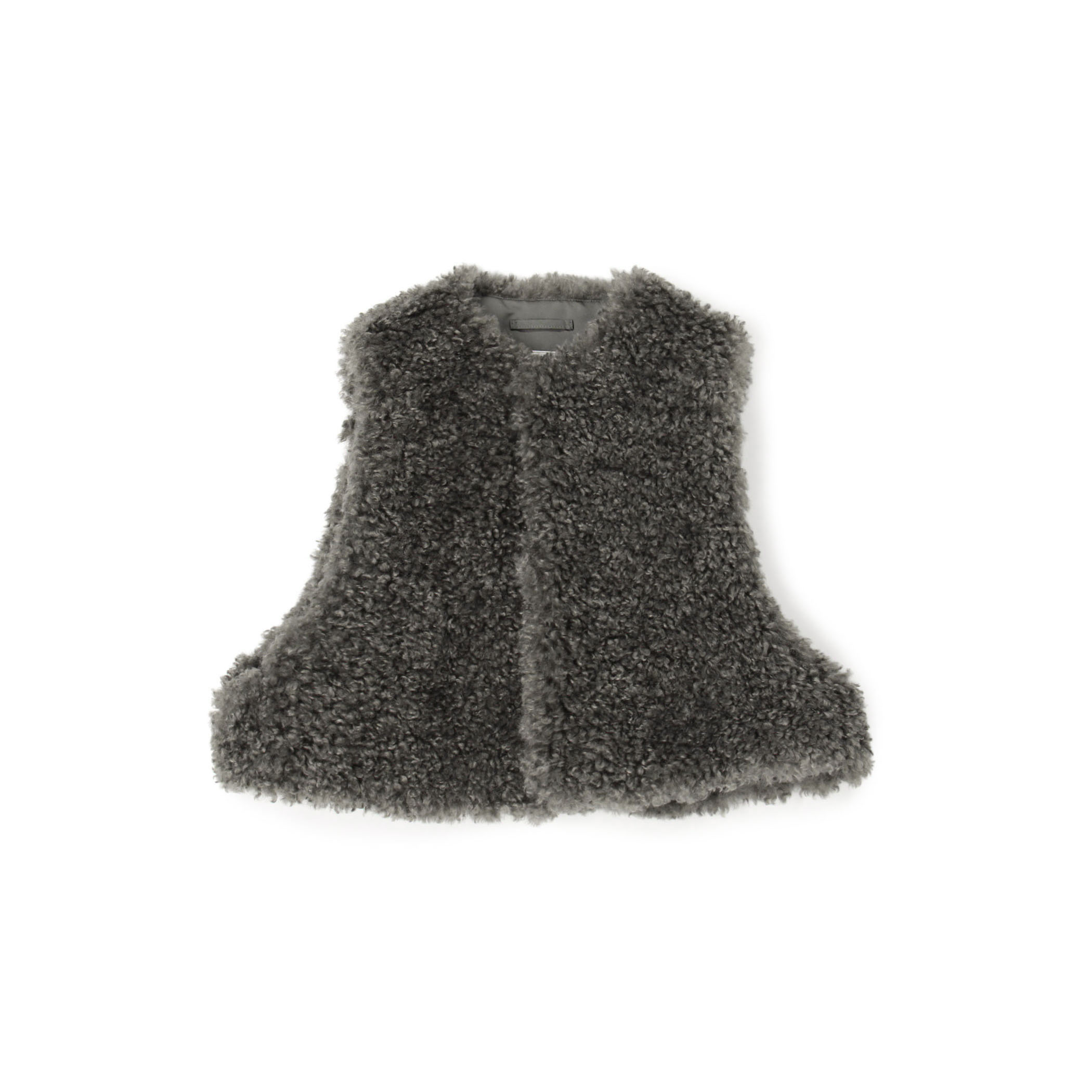 HYKE FAUX SHEARLING CROPPED VEST クロップドベスト